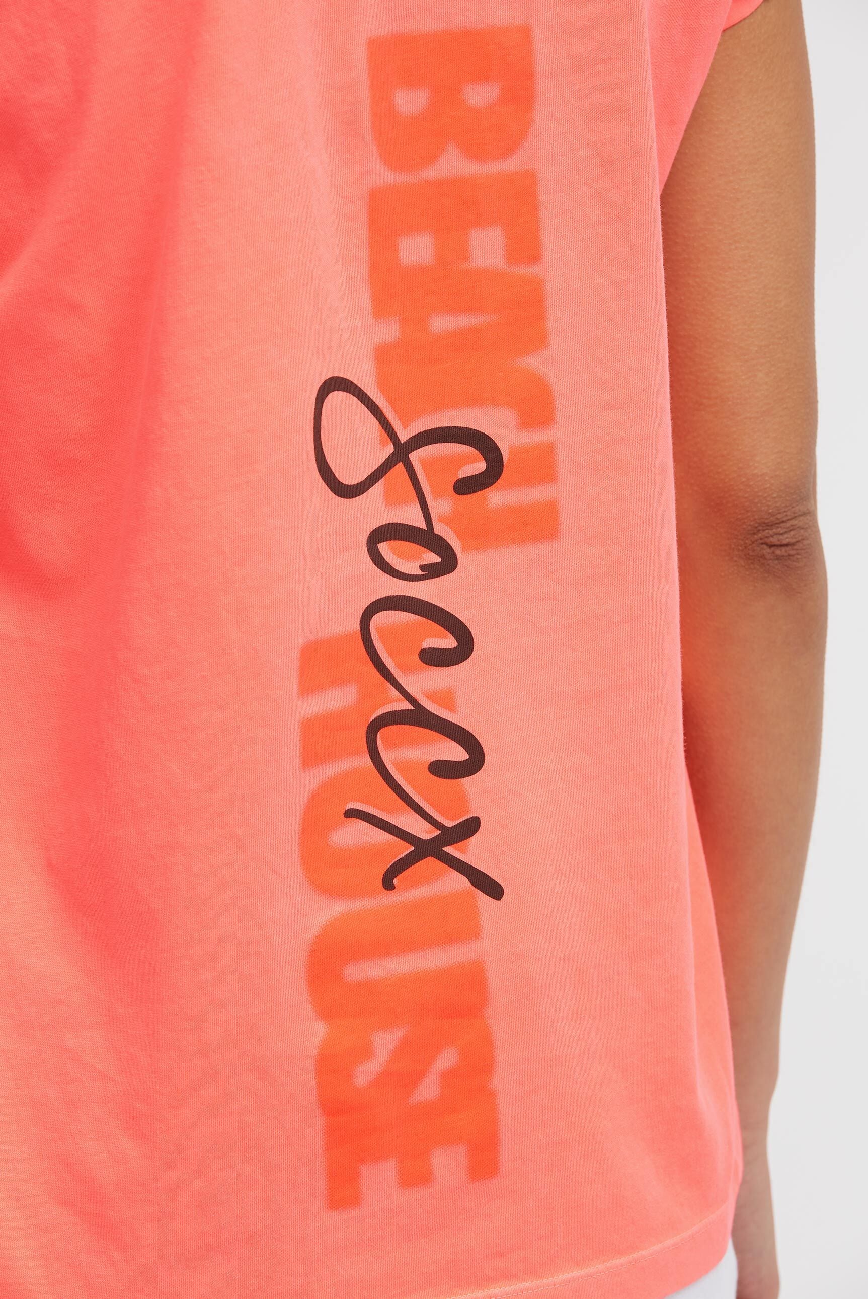 SOCCX Kapuzenshirt mit V-Ausschnitt