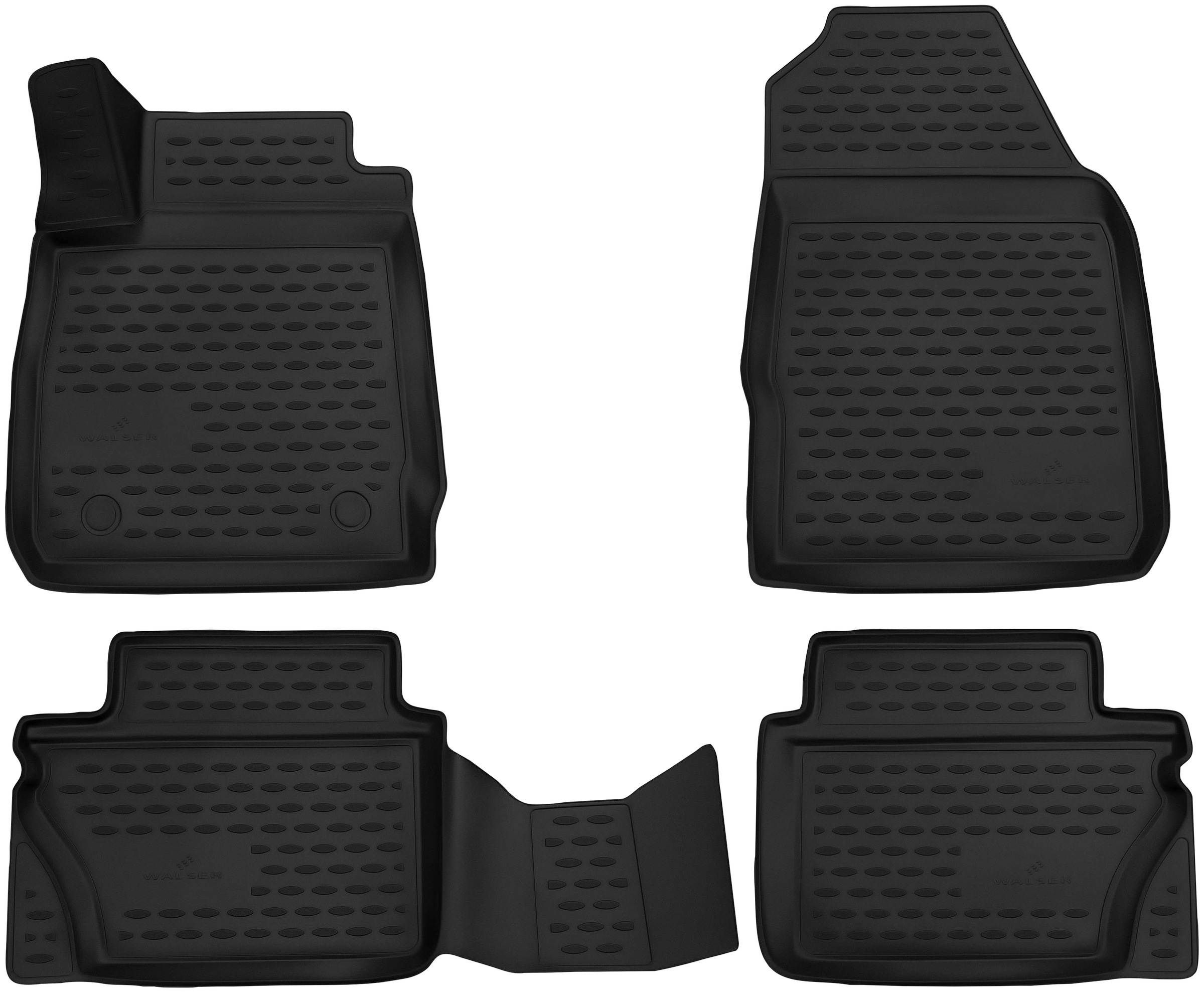 Black Friday WALSER Passform-Fußmatten »XTR«, (4 St.), für Ford Fiesta VI  Schrägheck 06/2008 - 2017 | BAUR | Automatten