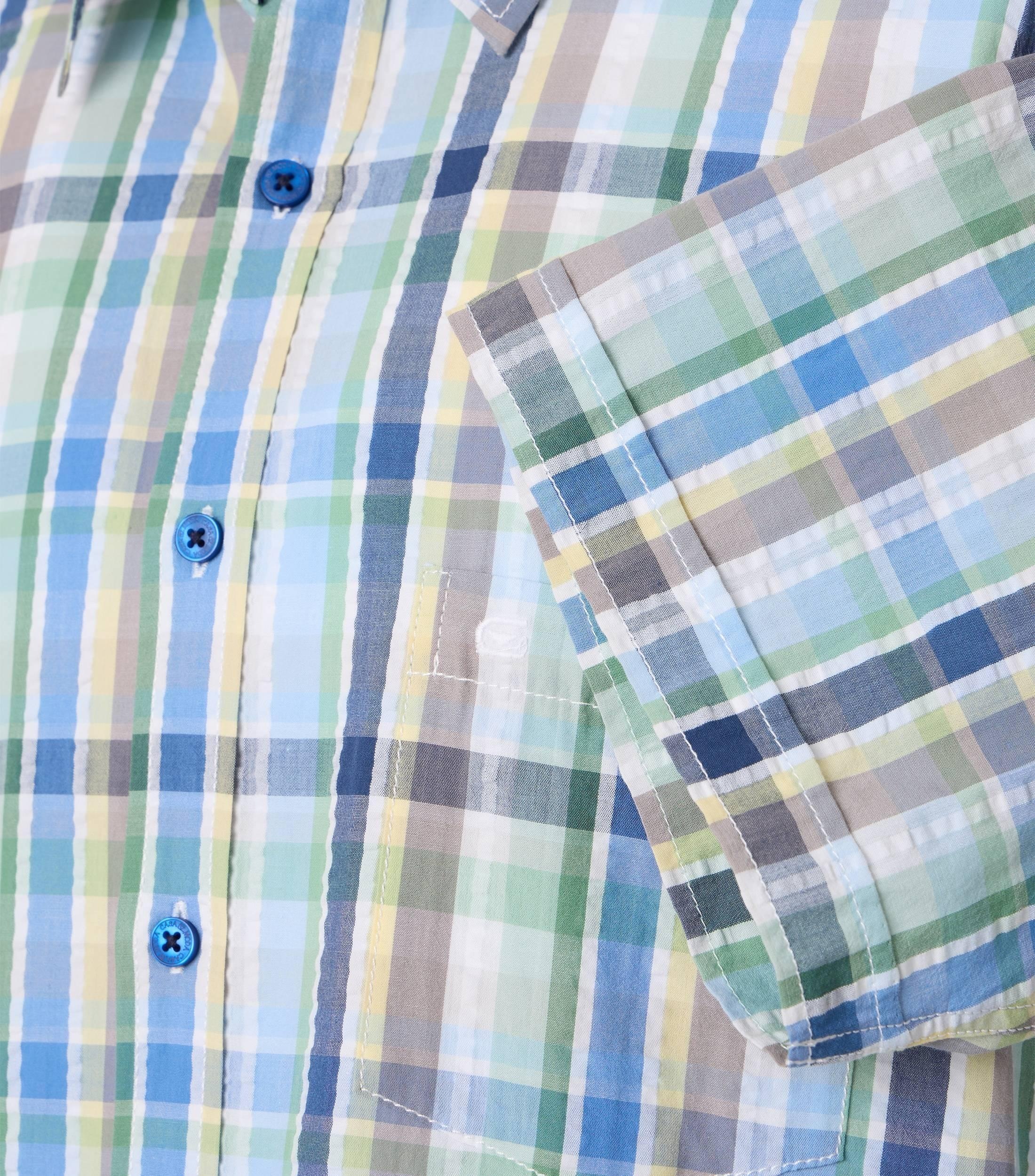 Casamoda Short Sleeve Shirt Blue 3XL 5