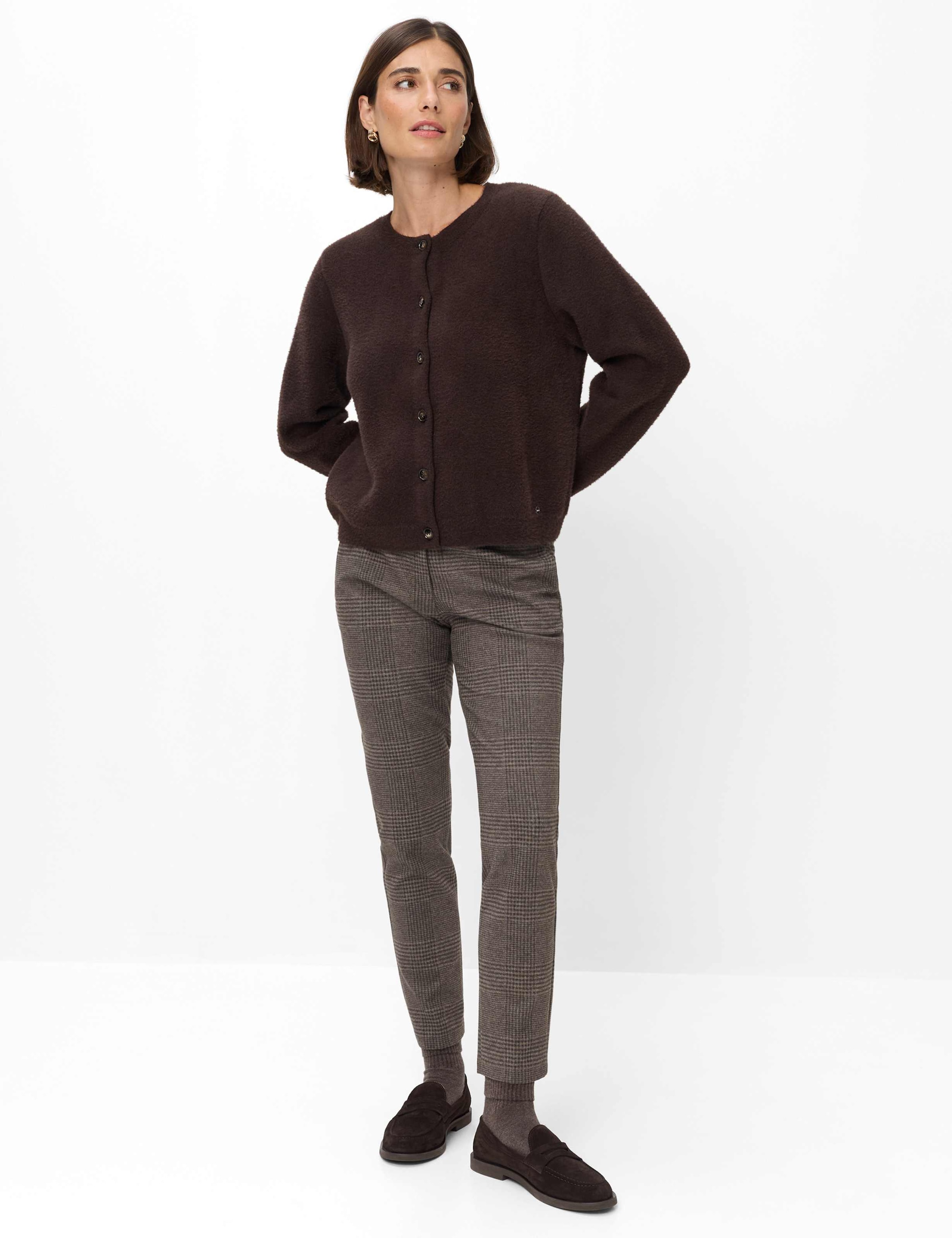 Brax Strickjacke »Style ANN« Feather Yarn: Strickjacke im Baumwollmix