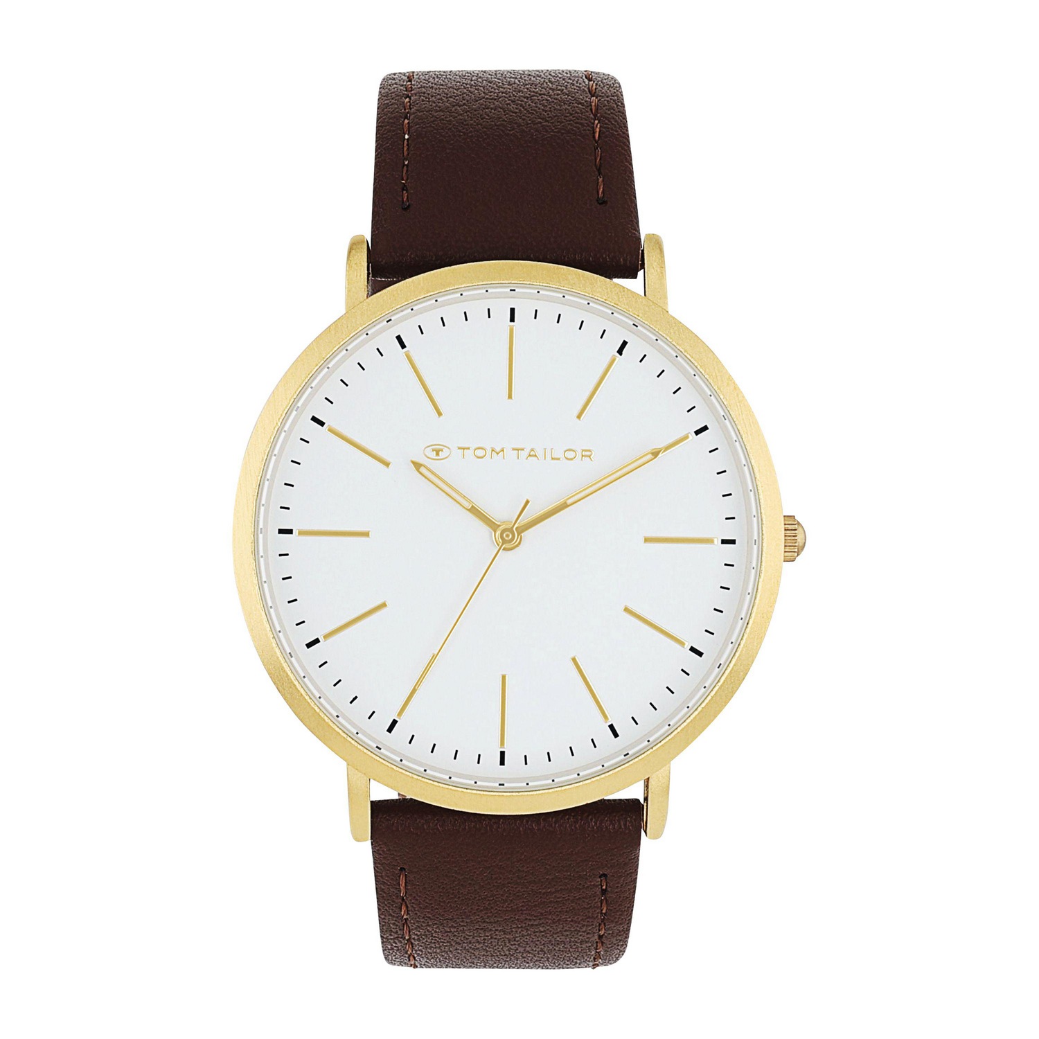 Quarzuhr TOM TAILOR, braun, Armbanduhren, Herren, Quarzuhr, Armbanduhr, Herrenuhr, analog
