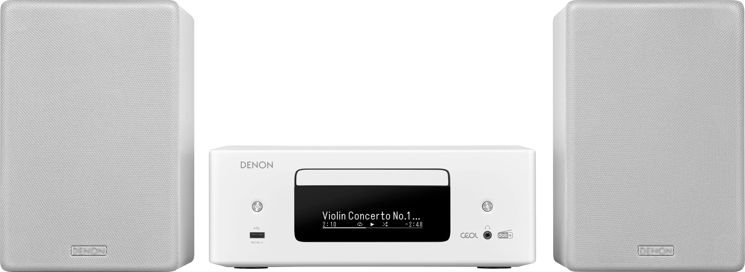 Denon Netzwerkplayer »RCD-N12DAB«, (Bluetooth-NFC-WLAN)