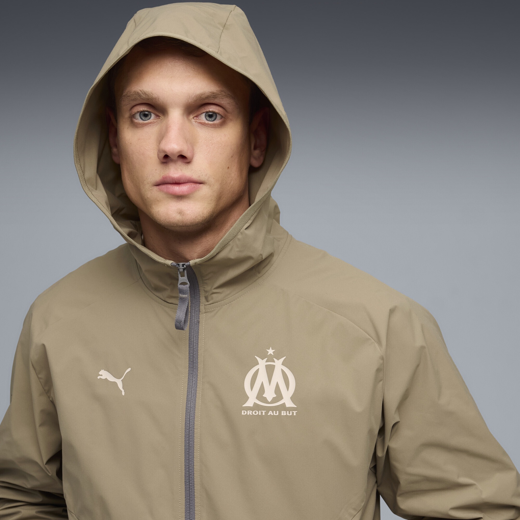 PUMA Trainingsjacke »Olympique de Marseille PUMATECH Gewebte Jacke Herren«