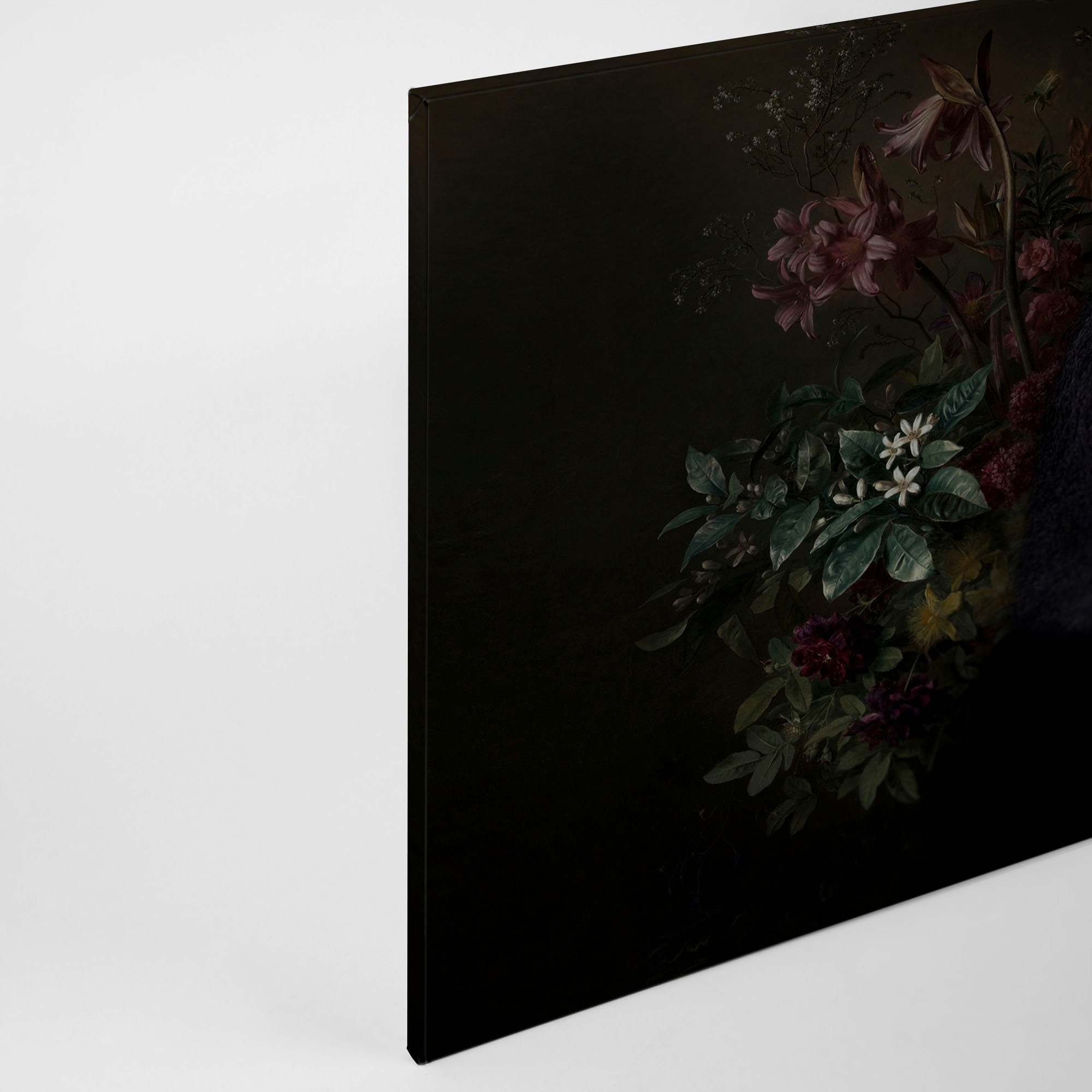 A.S. Création Leinwandbild »wildlife 3«, Kunst-Tiere-Kinder, (1 St.), Keilrahmen Bild Blumen Floral Schwarz Leinwand-Bild Wohnzimmer modern