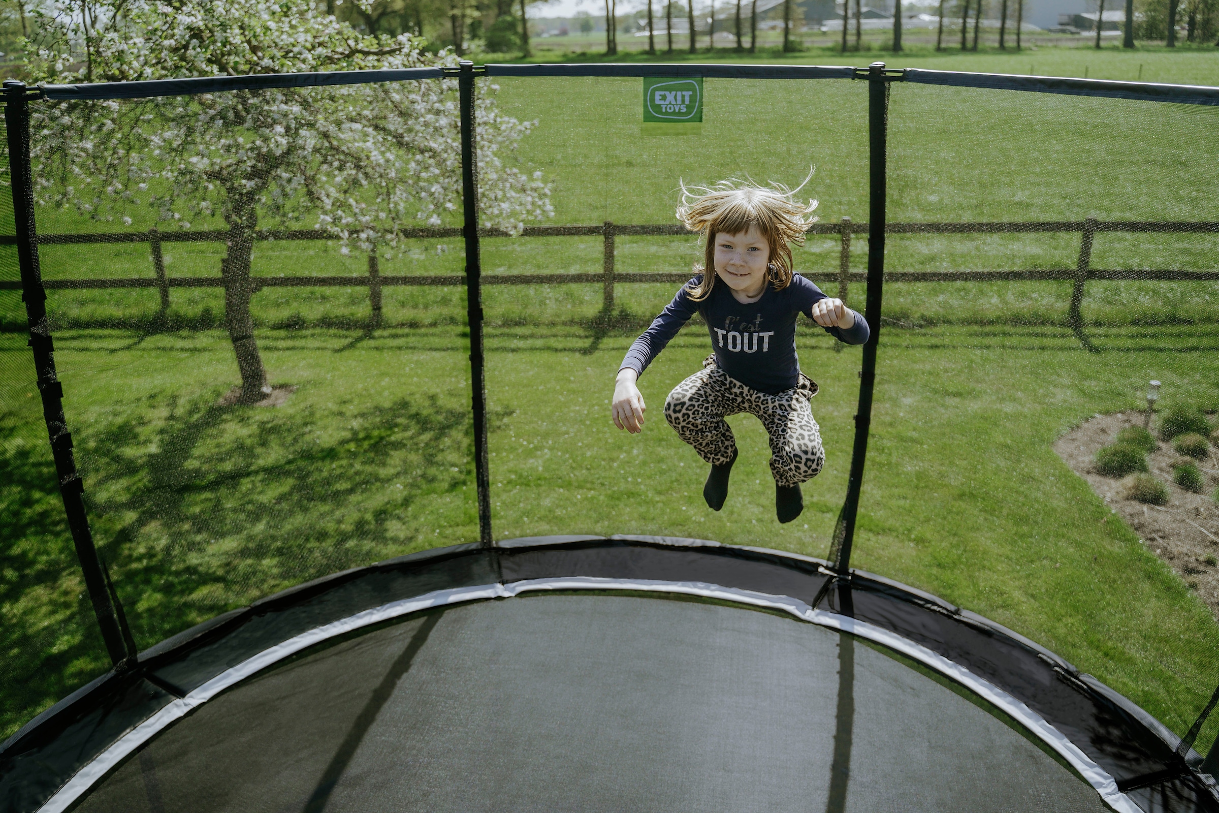 EXIT Gartentrampolin »Allure Premium«, mit Sicherheitsnetz