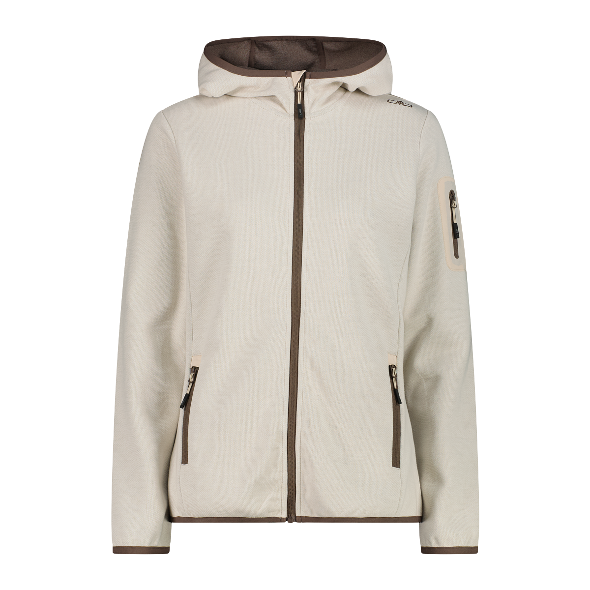 CMP Strickfleecejacke sportlicher Stil, für sportliche Aktivitäten und Outdoor