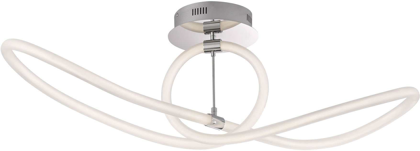 WOFI LED Deckenleuchte Deckenleuchte Mira 1flg, LED-Modul, 1 St., Farbwechsler, Tube-Design