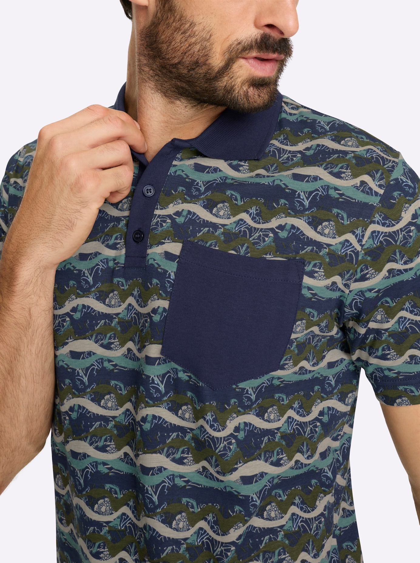 Marco Donati Kurzarmshirt »Kurzarm-Poloshirt« 1 tlg.