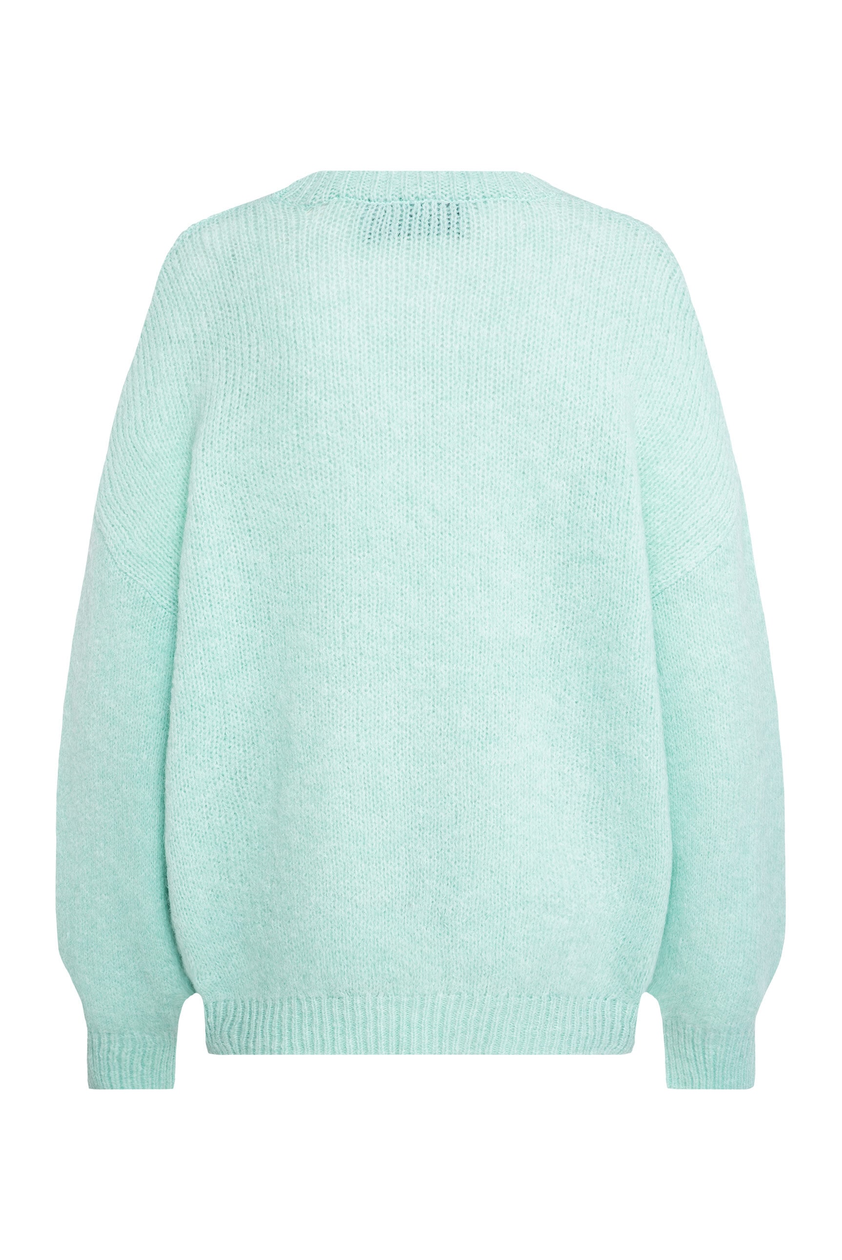 SENSES.THE LABEL Rundhalspullover mit überschnittener Schulter