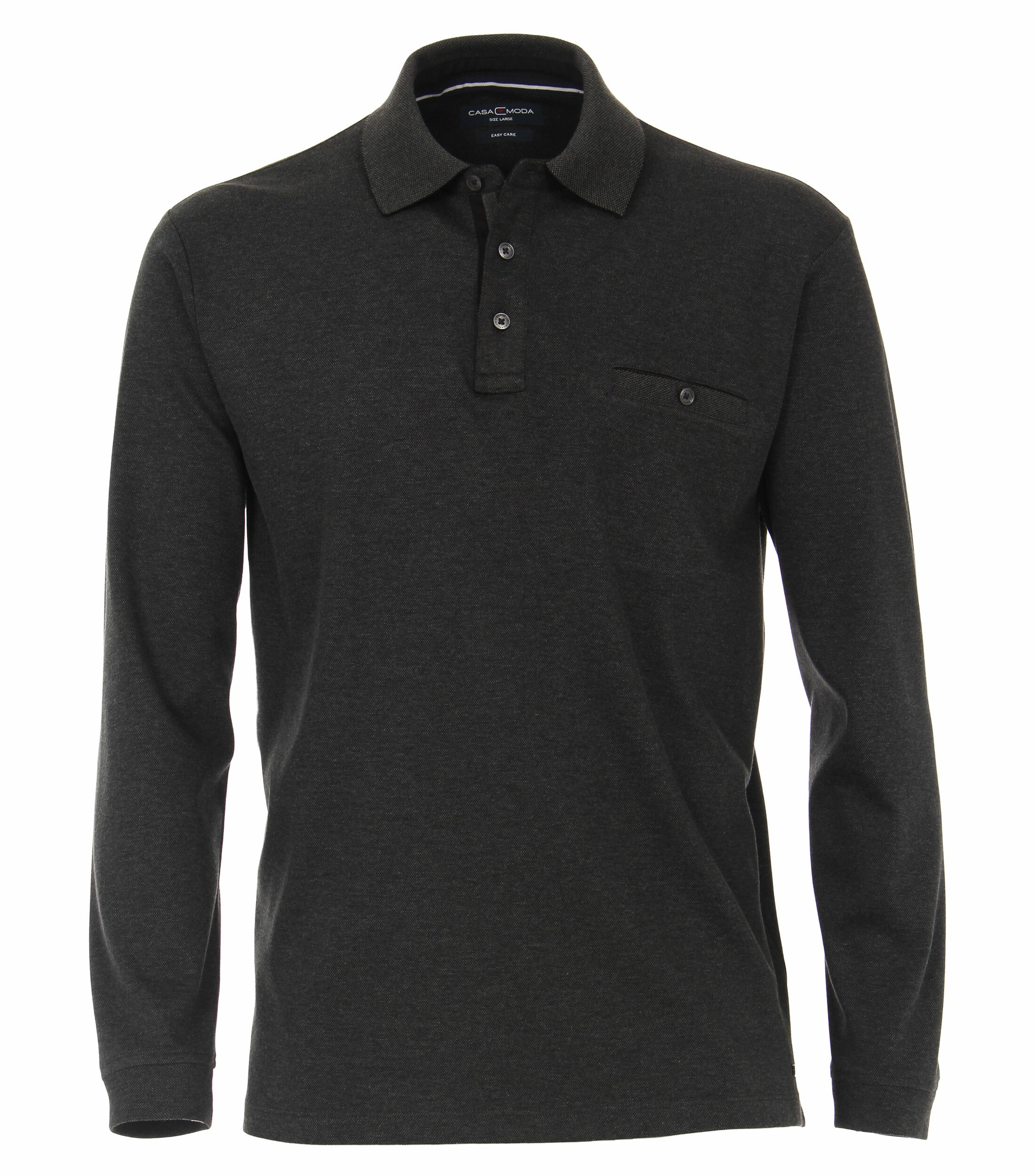 Langarm-Poloshirt »CASAMODA Polo-Shirt Langarm gestreift«