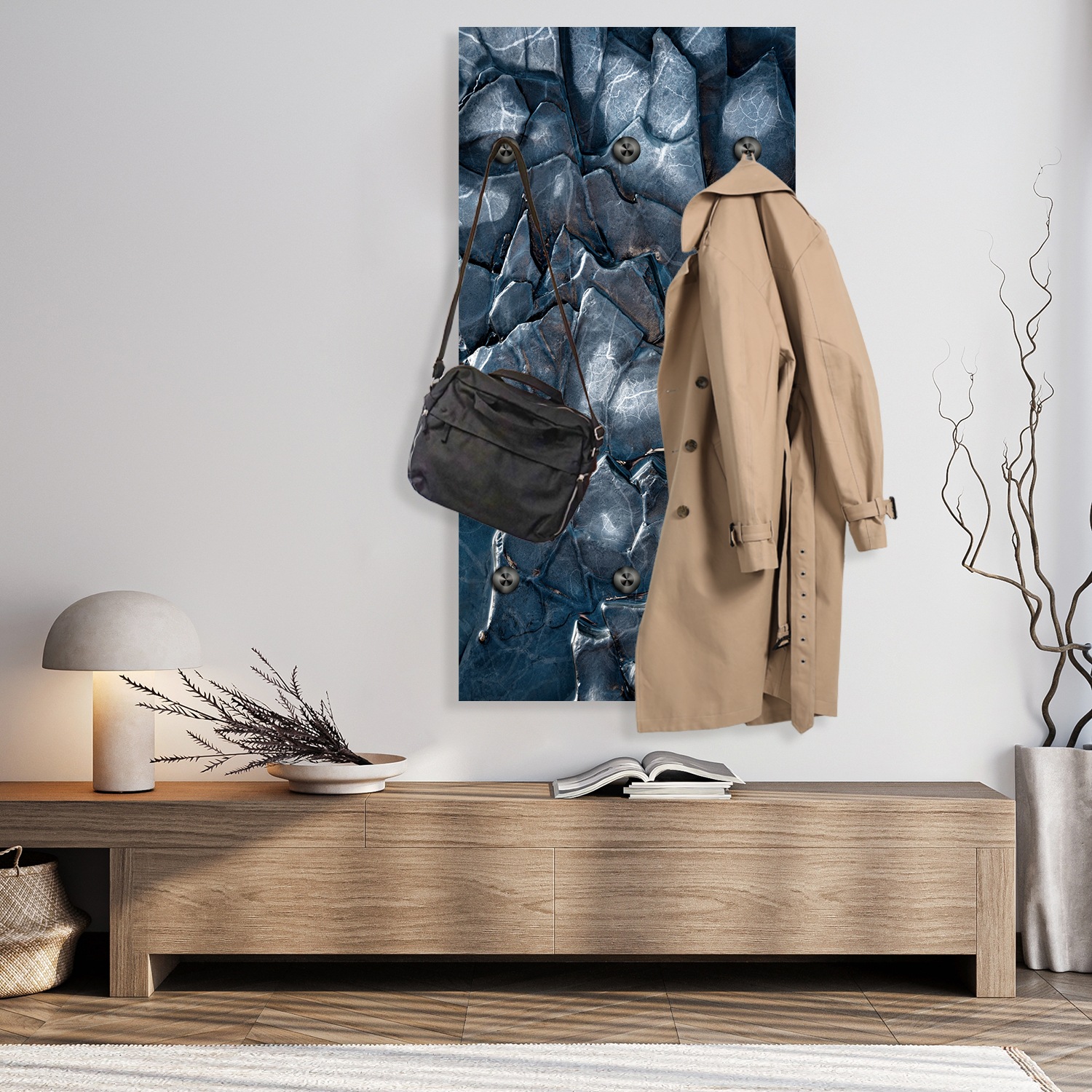 queence Wandgarderobe "Edelstein Spa Magie" 1 Stk. tlg. Wandpaneel aus Acry günstig online kaufen