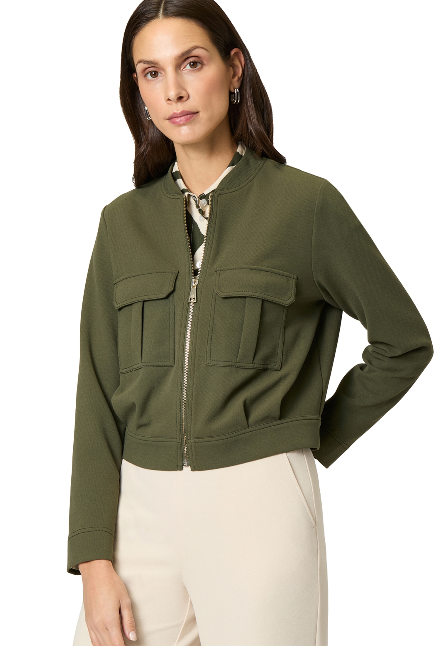 Zero Jackenblazer "zero Damen Sweatjacke mit Klappentaschen", weiteres Deta günstig online kaufen