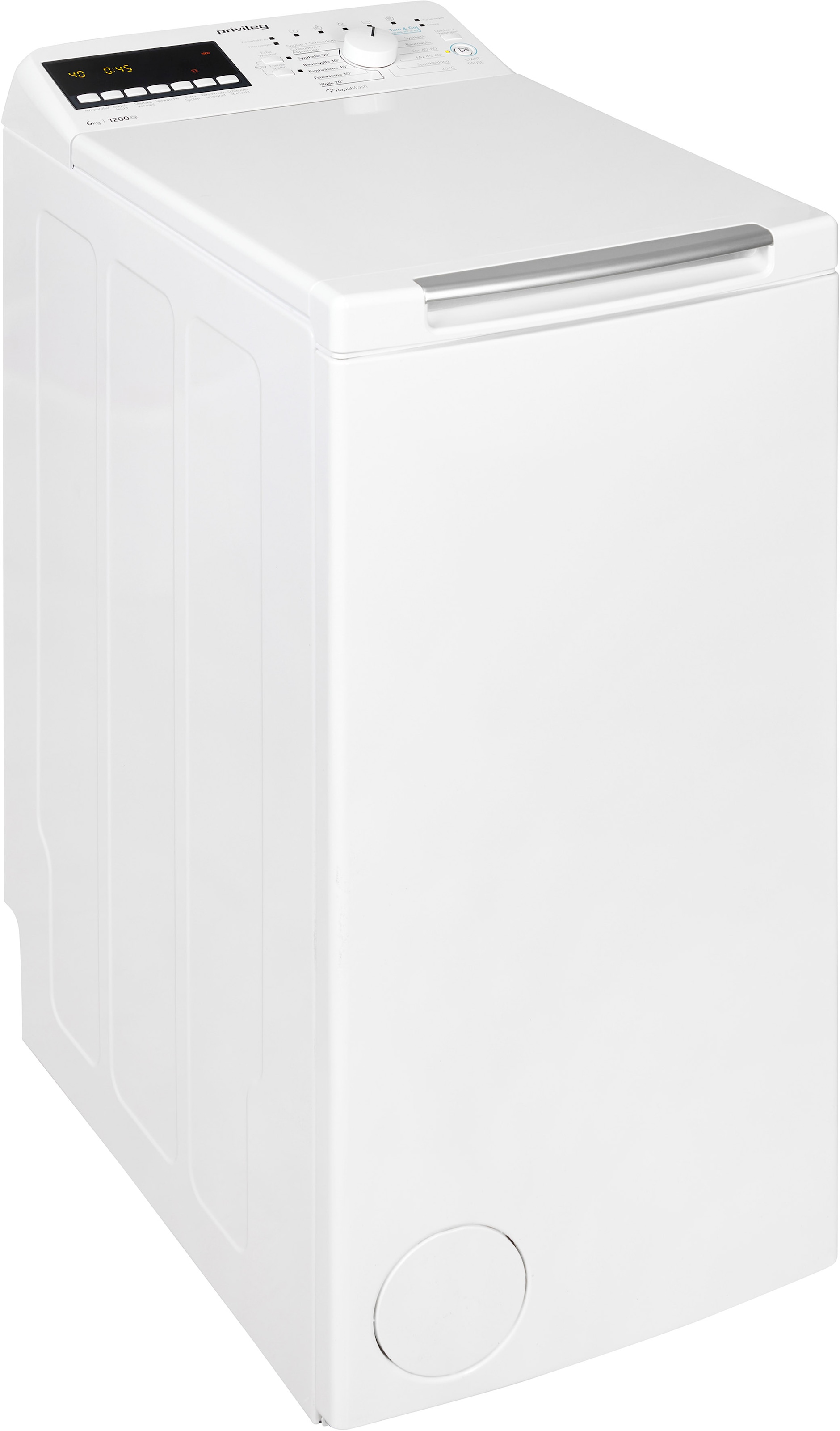 Privileg Waschmaschine Toplader »PWT A612P N«, 6 kg, 1200 U/min, Water Balance Plus