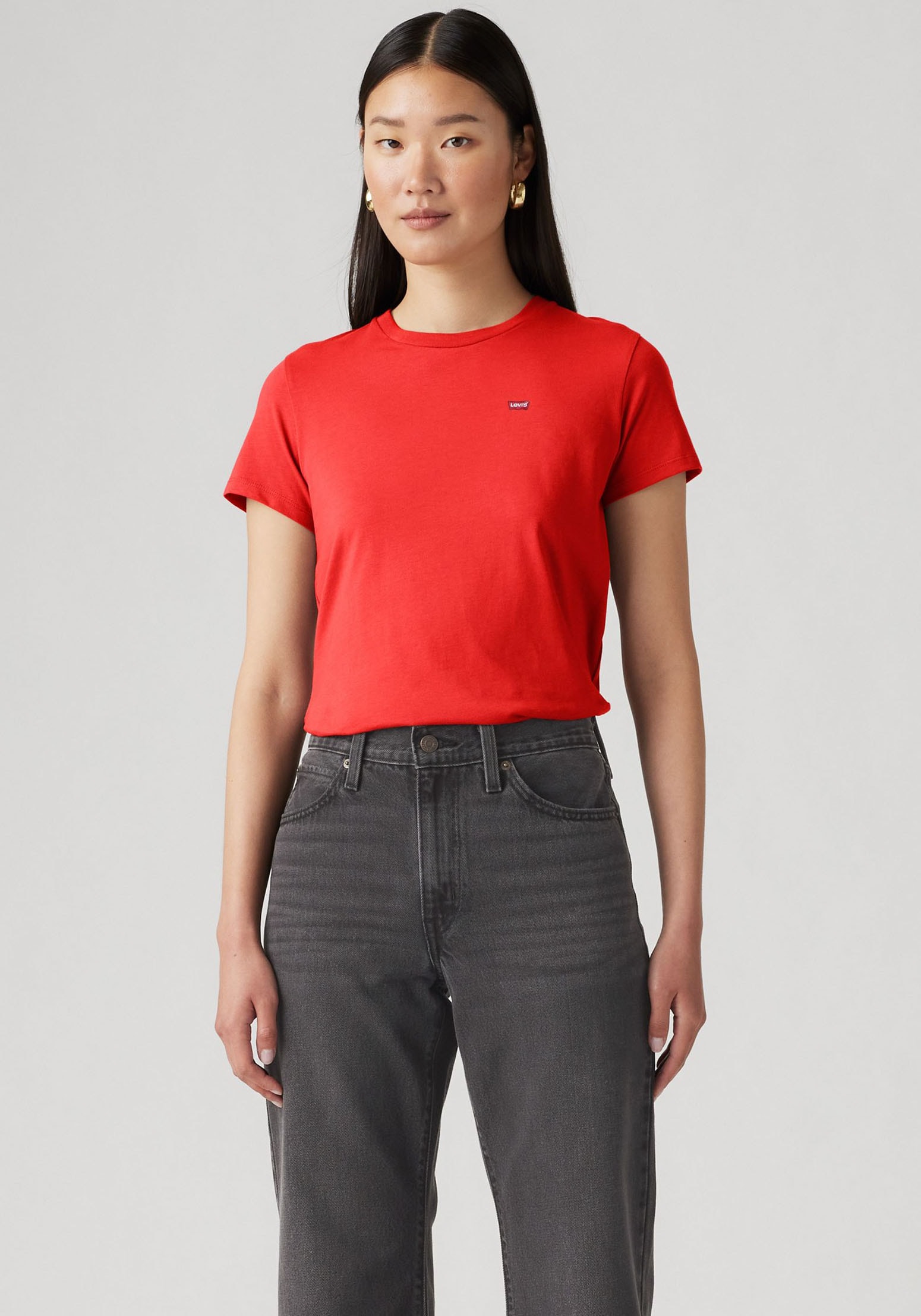 Levis T-Shirt "Mini-Logo" Packung, 2 Stk. tlg. mit kleiner Markenlogo-Stick günstig online kaufen