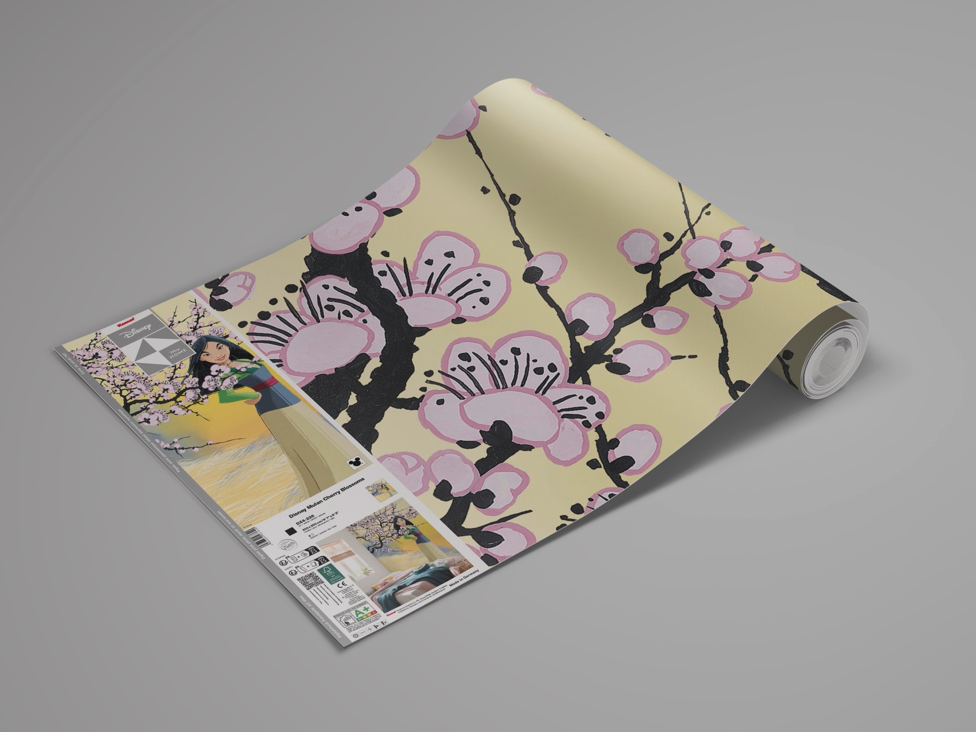 Komar Kindertapete »Disney Mulan Cherry Blossoms«, bedruckt