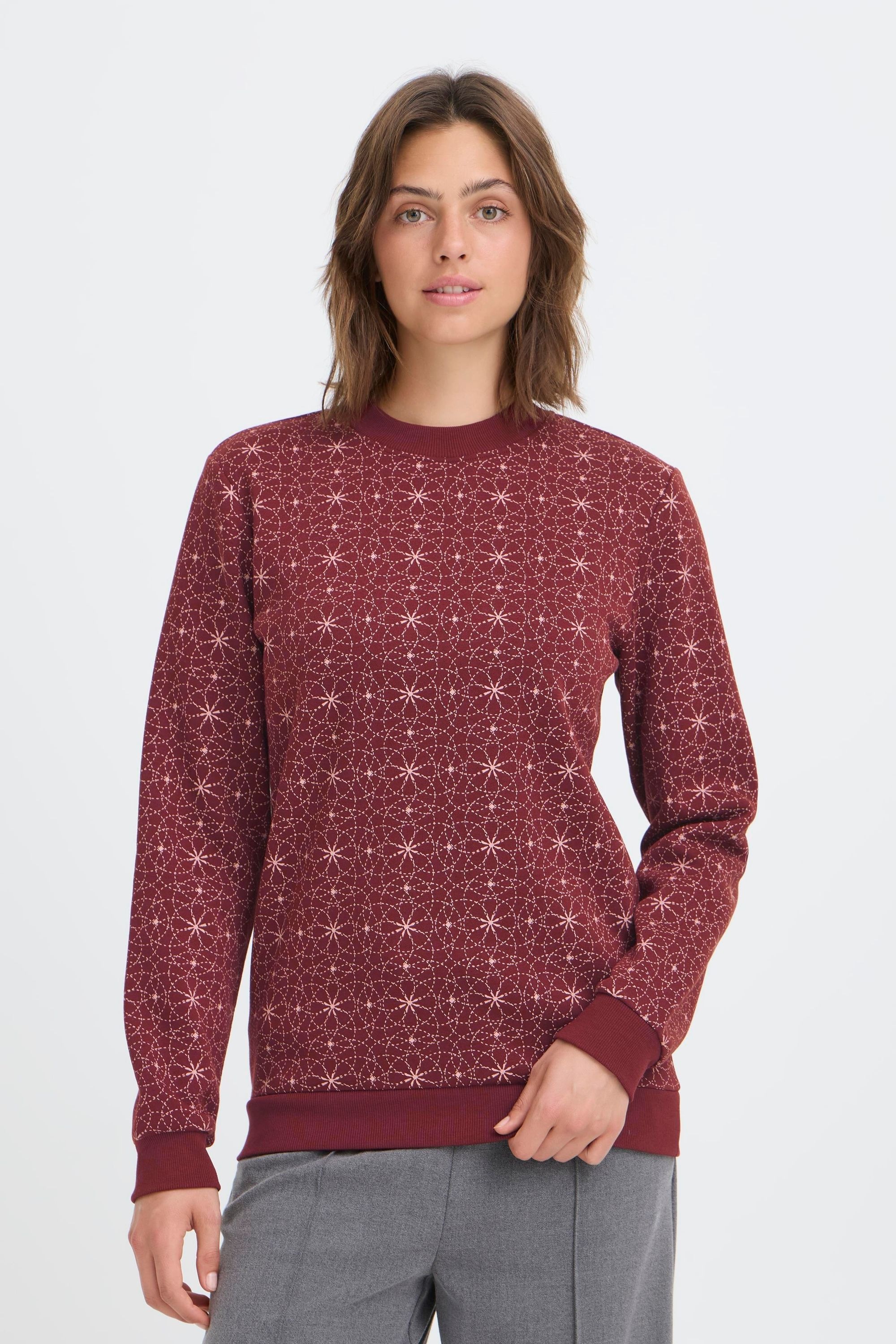 OXMO Sweater OXKAREN ONECK Brown L 2