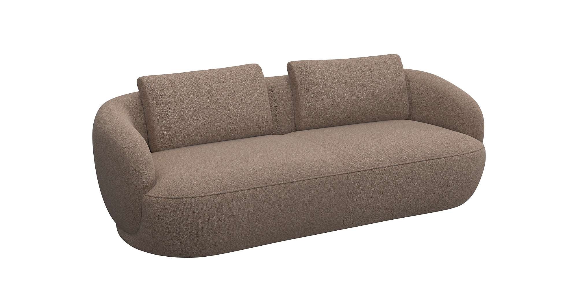 FLEXLUX 3-Sitzer »Torino, rund und bequem, Couch, Dreisitzer, OTTOs Choice«, Modernes, organisches Sofa-Design, Kaltschaum, Wellenunterfederung