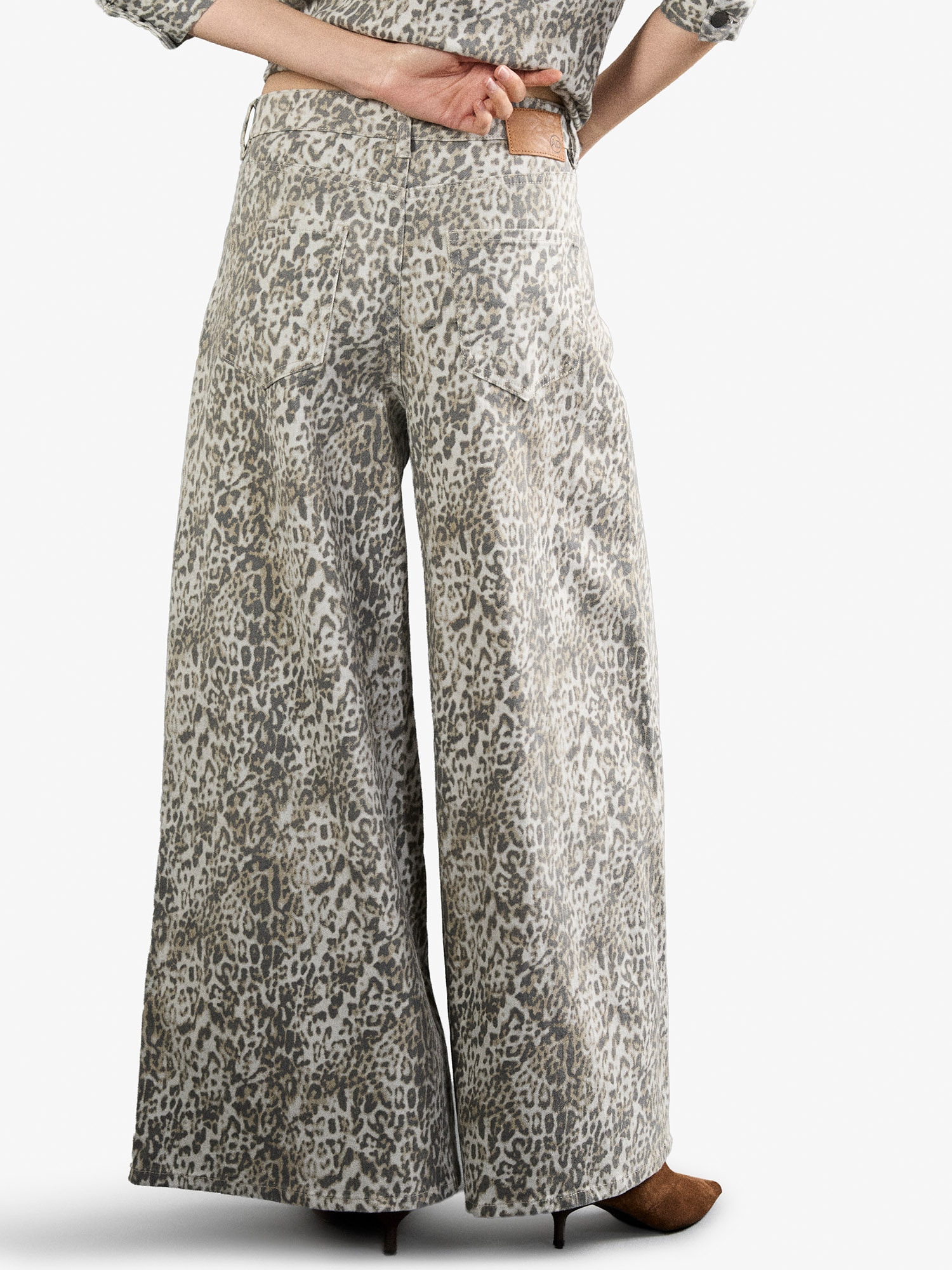 Apricot Weite Jeans »Zimi-Jeans« mit Animal-Print