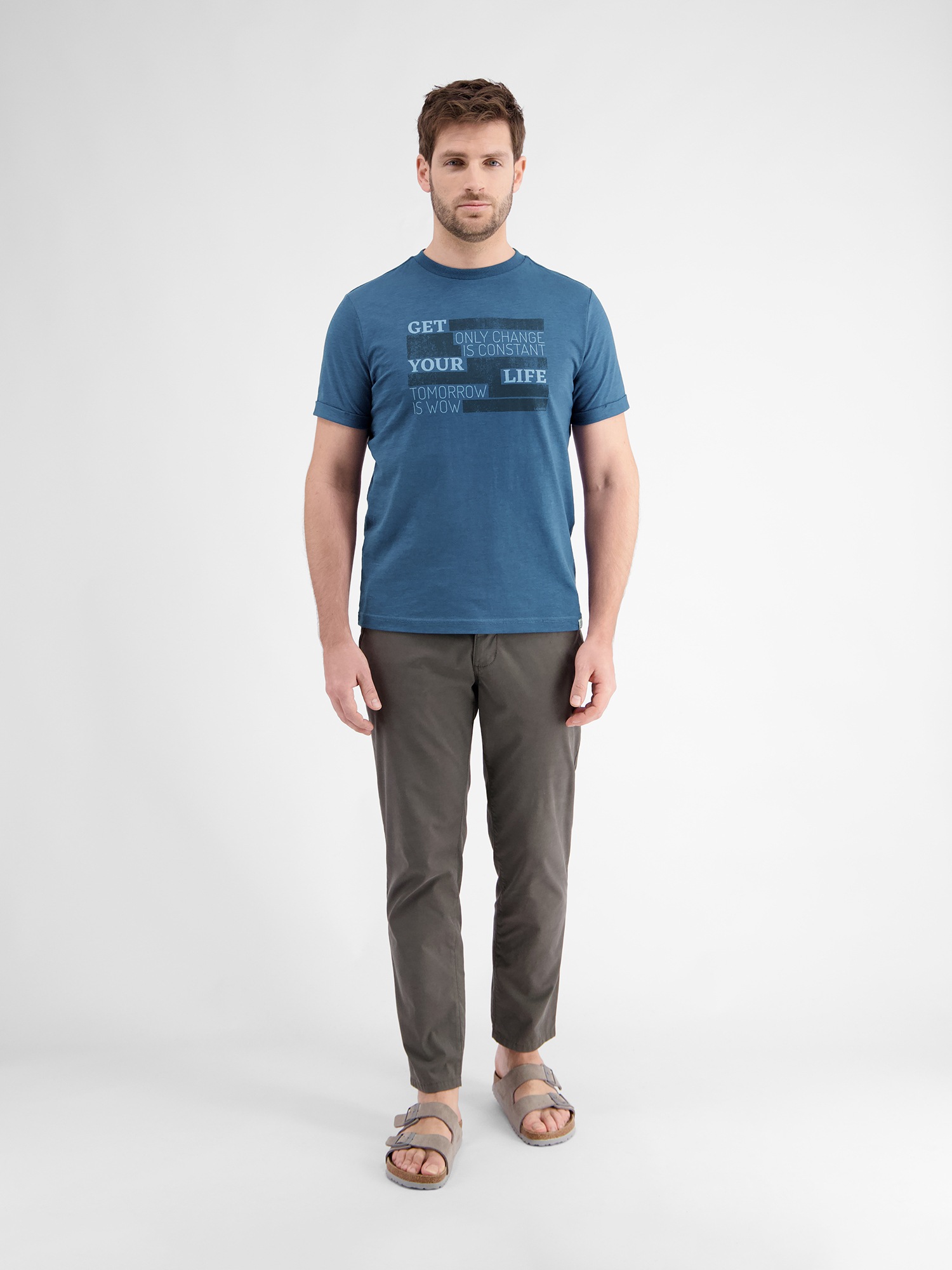 LERROS T-Shirt »LERROS T-Shirt mit modischem Print«
