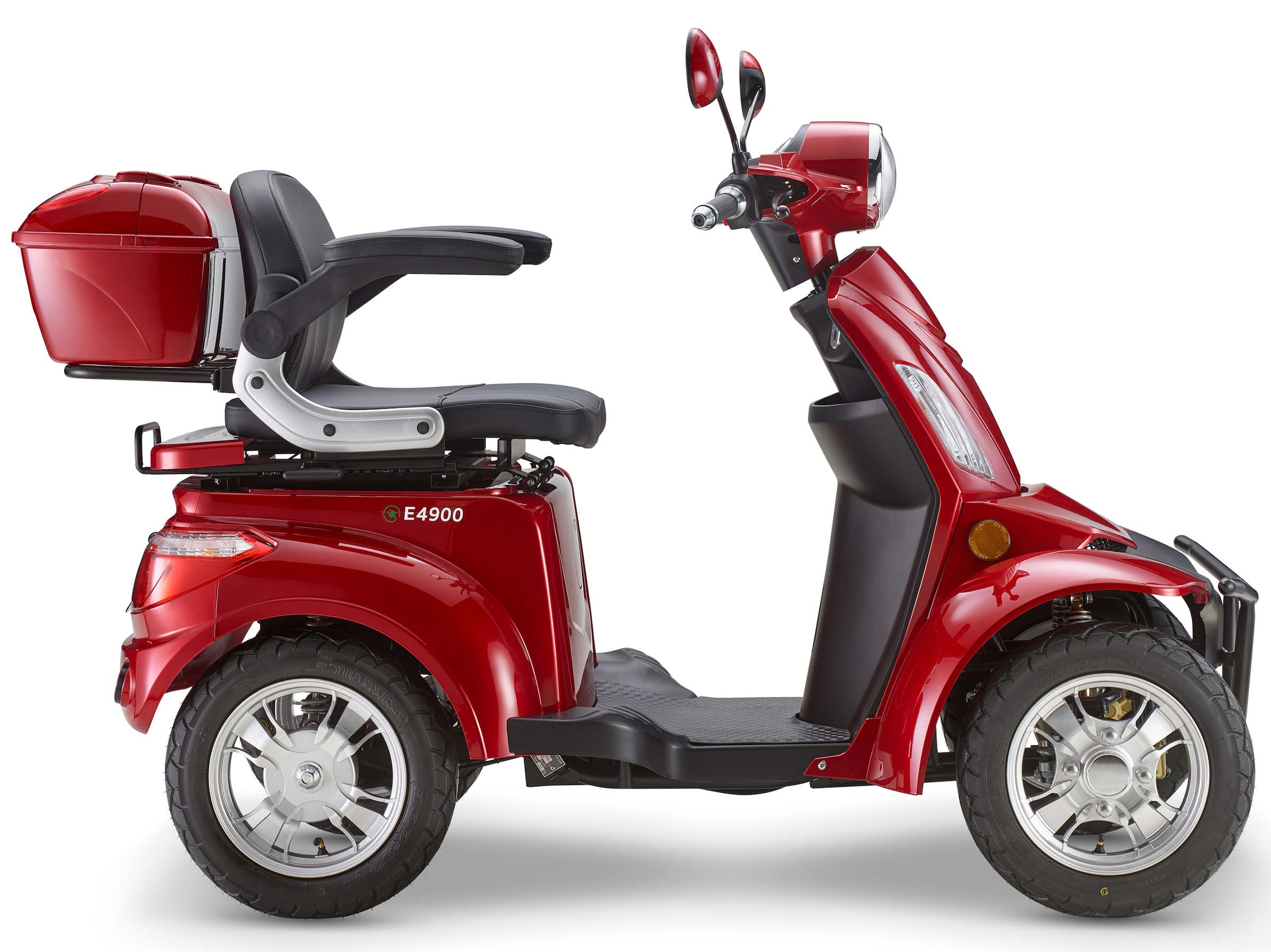 Luxxon Elektromobil »LuXXon Seniorenmobil E4900« 20 km/h Elektromobil mit Topcase, ohne Helmpflicht,  1.000 W, Seniorenmobil mit 4 Räder, Elektroroller für Senioren