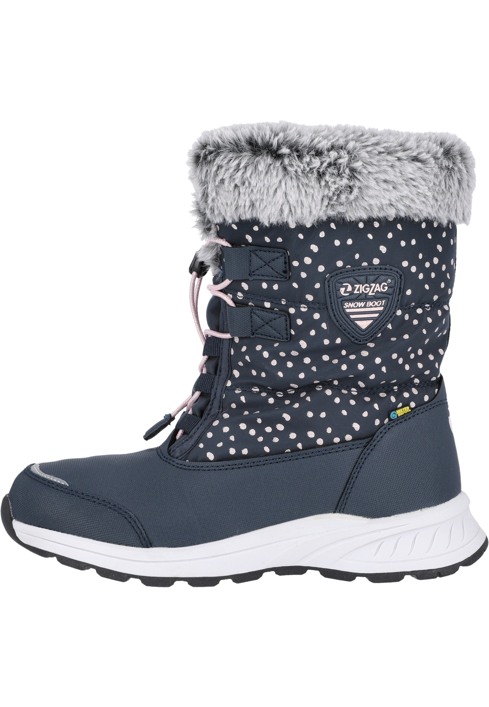 ZIGZAG Stiefel »Wesend«, mit bequemem Kunstfellbesatz und Allwetterprofil