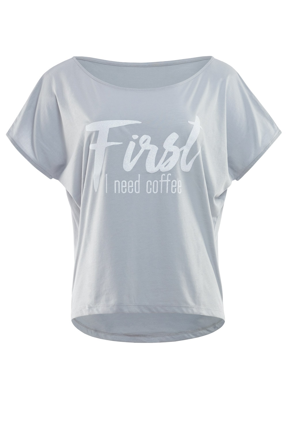 »MCT002 Oversize-Shirt weißem BAUR Glitzer-Aufdruck online bestellen mit leicht«, | ultra Winshape