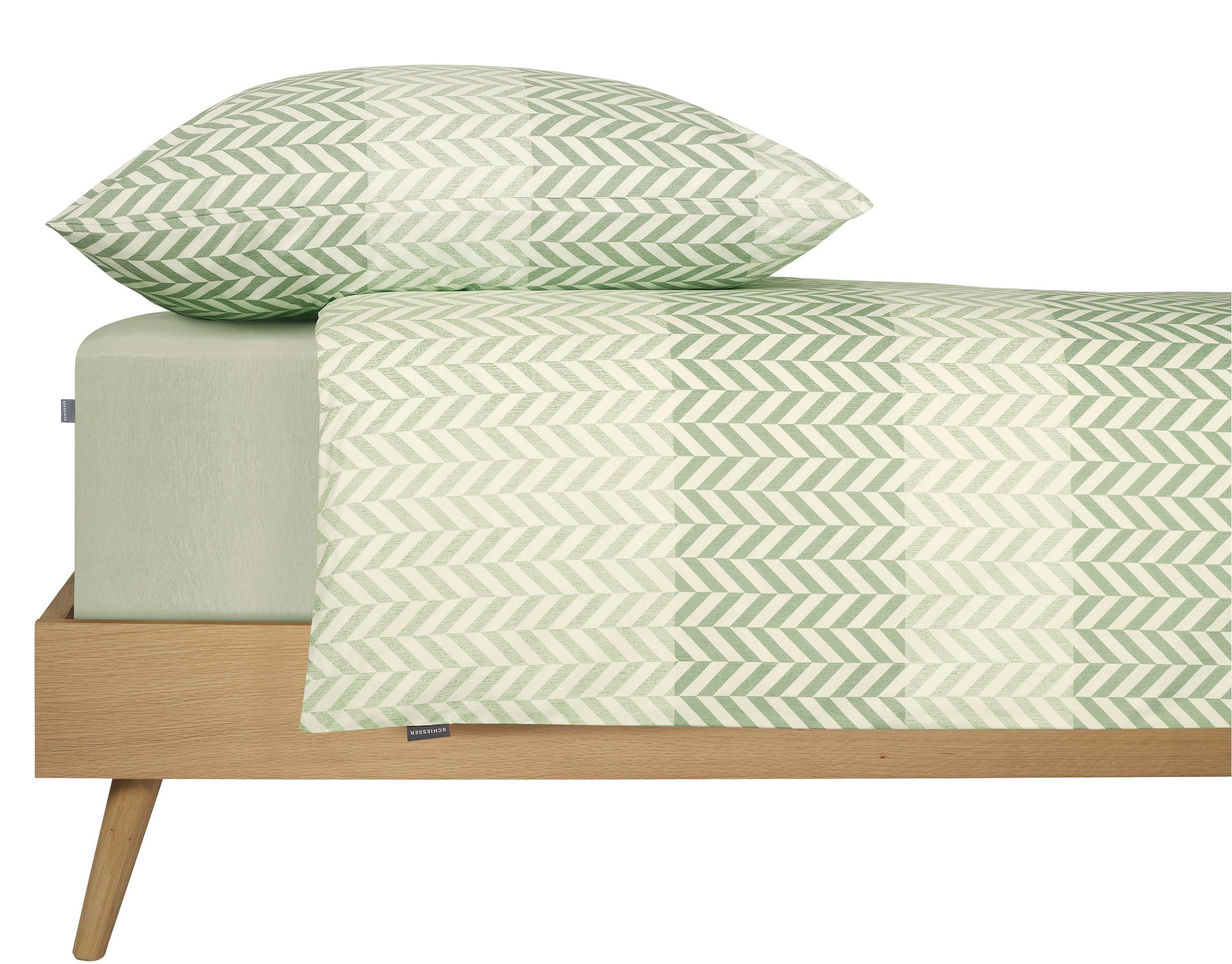 Schiesser Bettwäsche "Maribel aus weicher Baumwolle mit unaufgeregtem Fisch günstig online kaufen