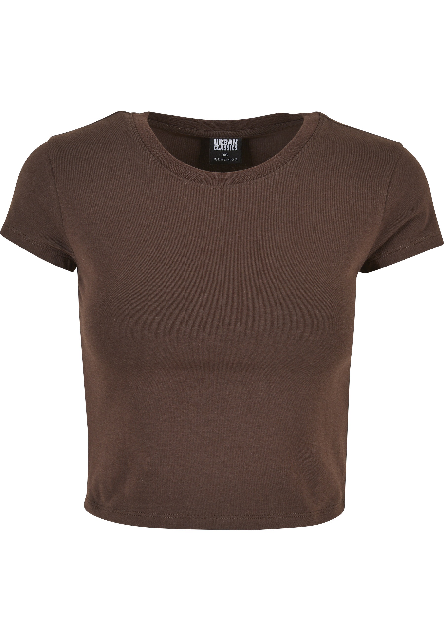 URBAN CLASSICS T-Shirt »Urban Classics Damen Ladies Stretch Jersey Cropped Tee« 1 Stk.