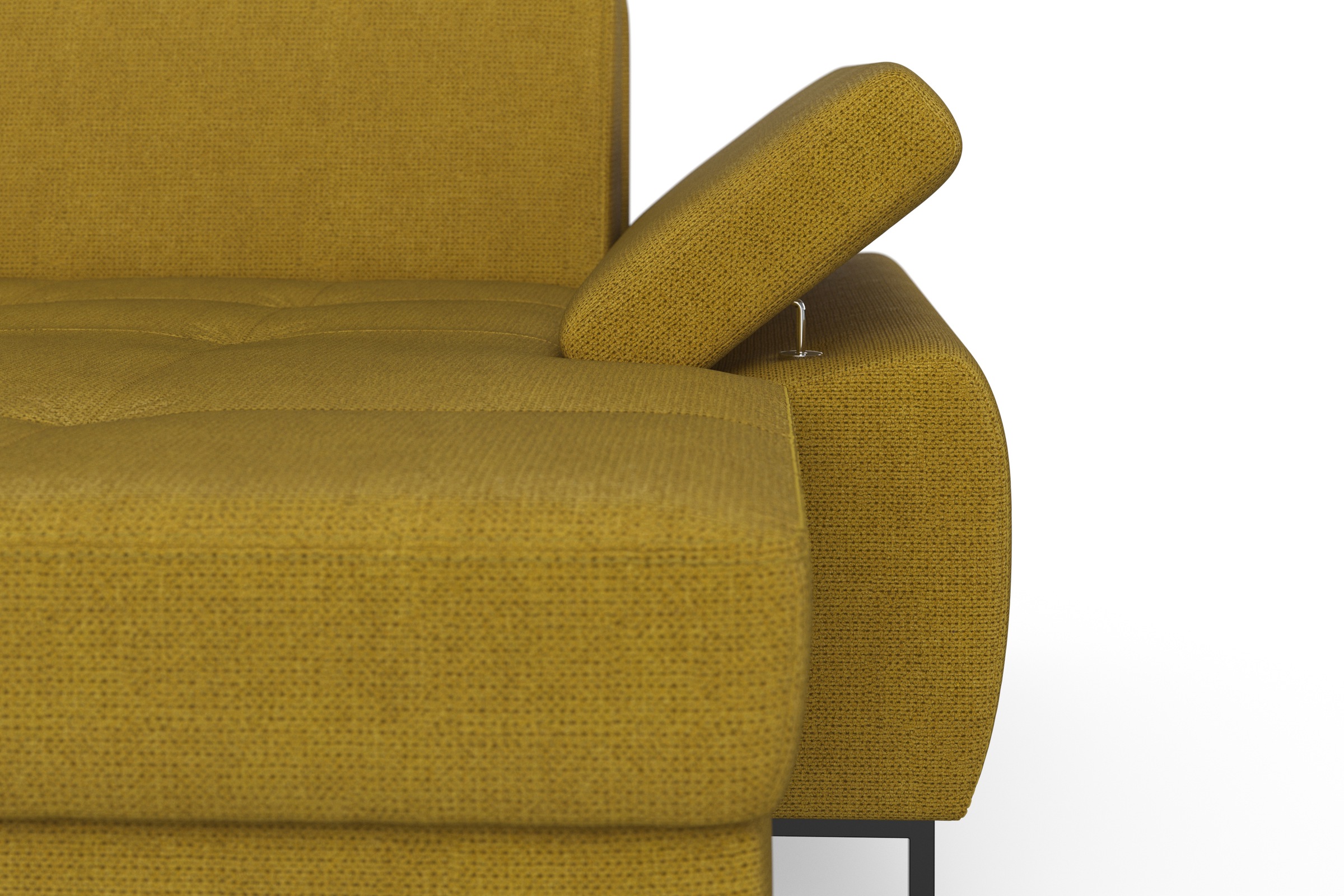 DOMO collection Wohnlandschaft »Capelo U-Form«, mit Armteilverstellung, wahlweise mit Bettfunktion, Federkern