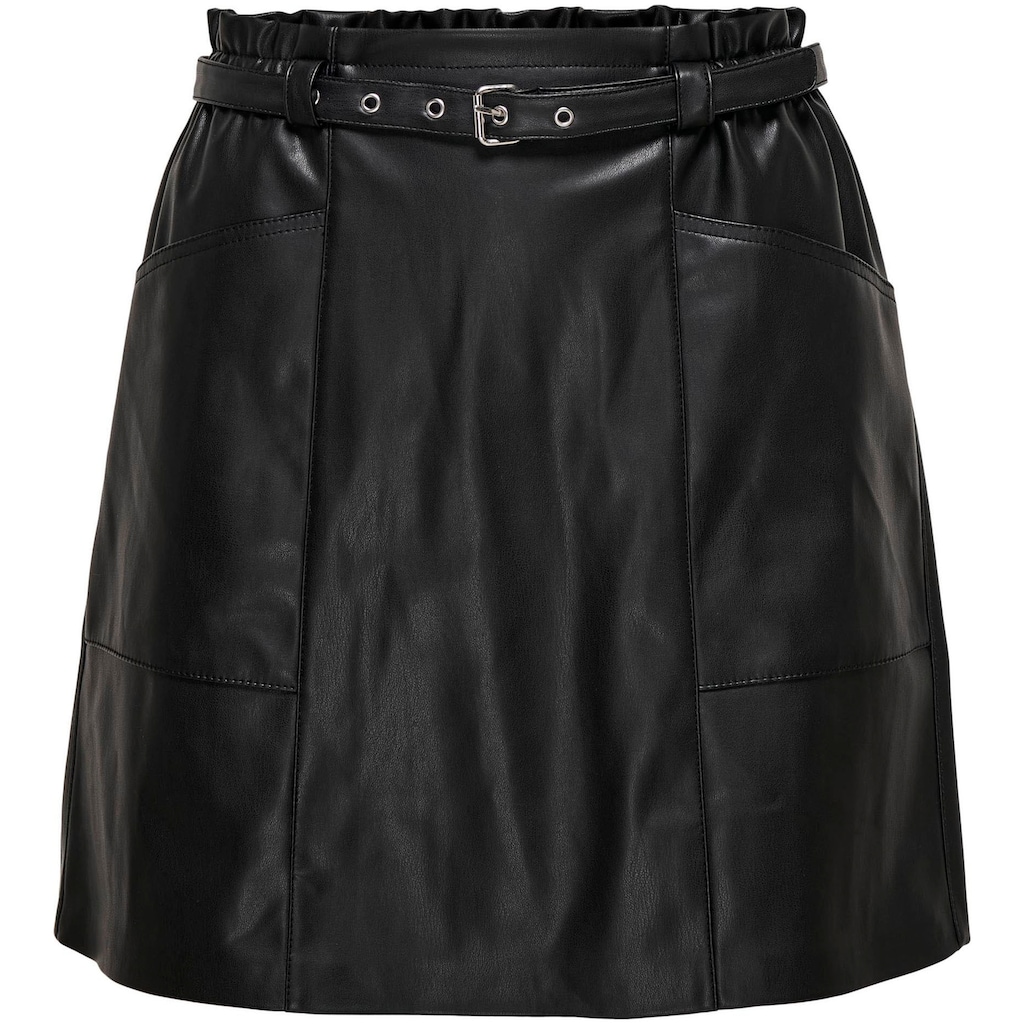 ONLY Lederimitatrock »ONLHEIDI FAUX LEATHER SKIRT OTW NOOS«