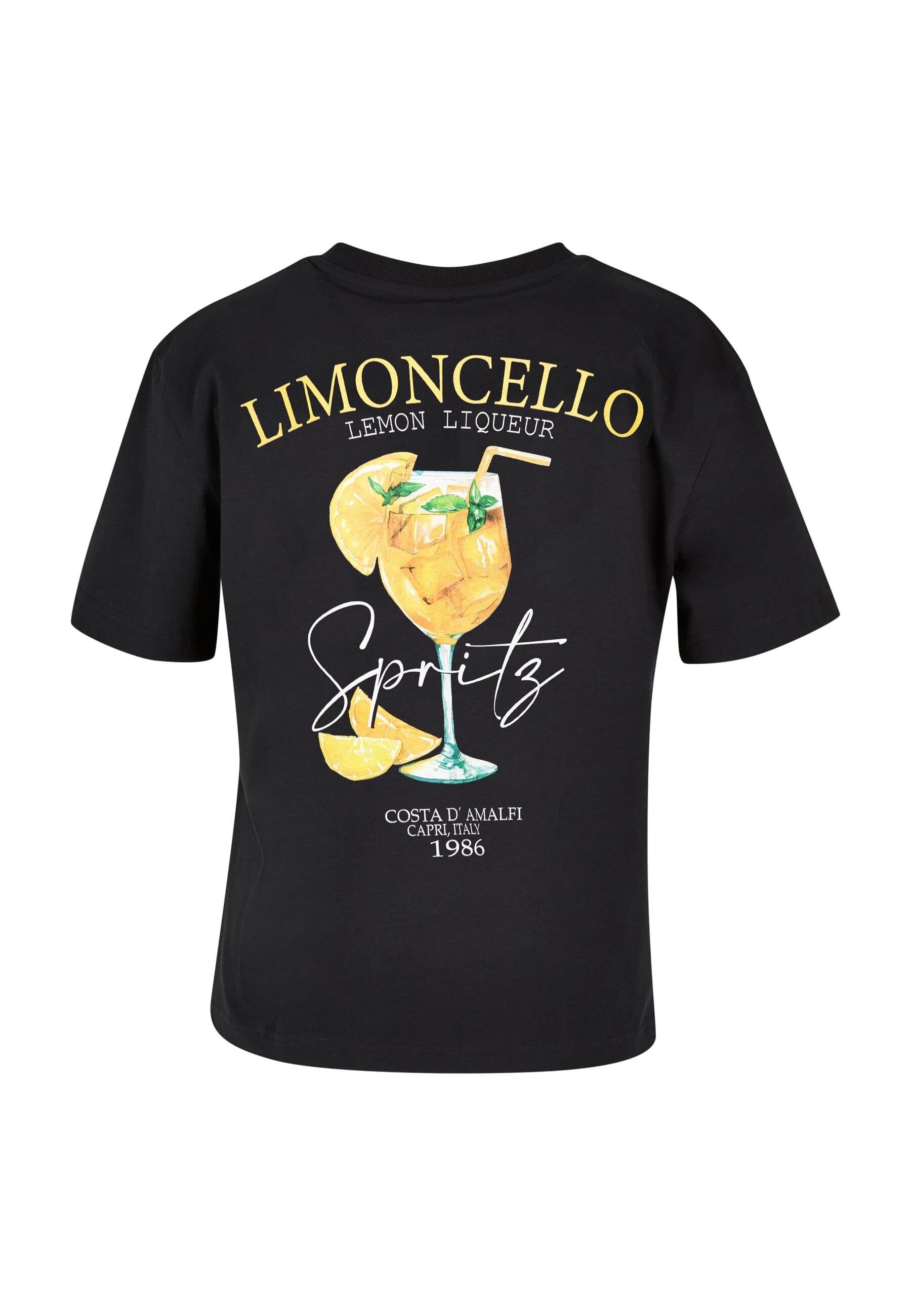 CLOUD 5IVE T-Shirt "CLOUD 5IVE Ladies Limoncello Spritz Black Tee" 1 Stk. t günstig online kaufen