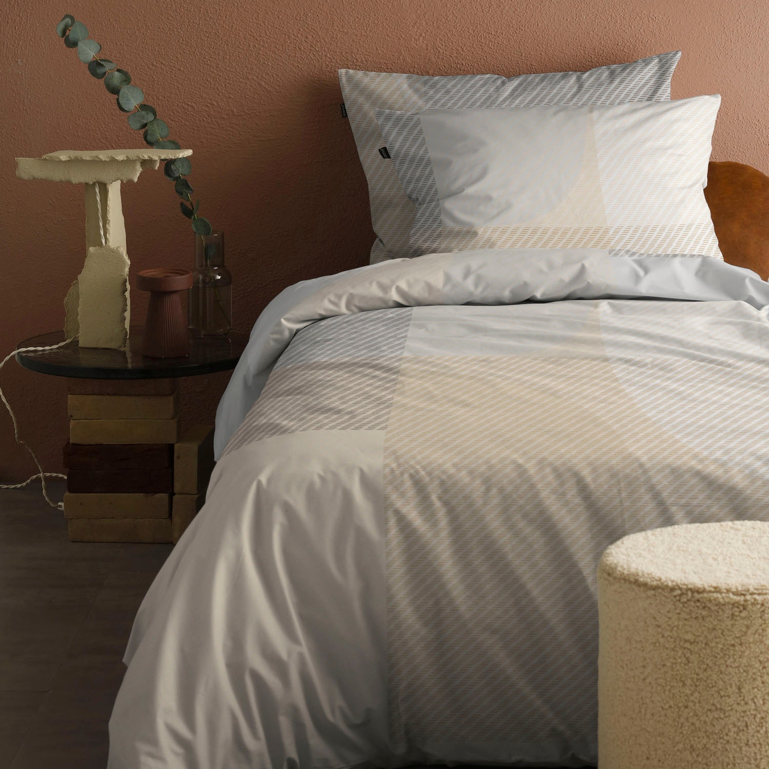 damai Bettwäsche "Moore" 3 Stk. elegante Farbkombinationen günstig online kaufen