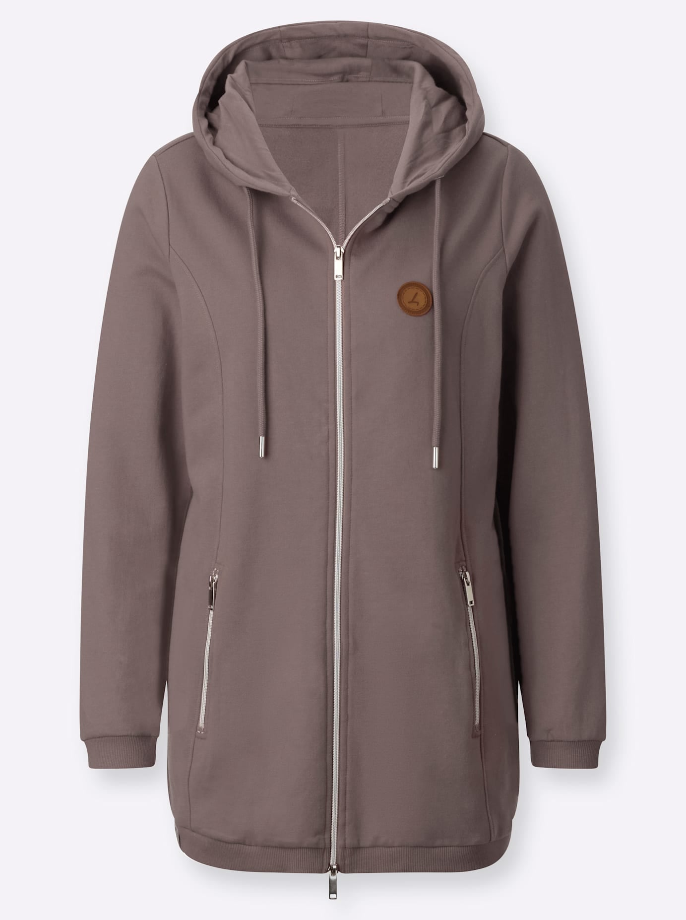 Casual Looks Shirtjacke »Sweatjacke«, (1 tlg.)