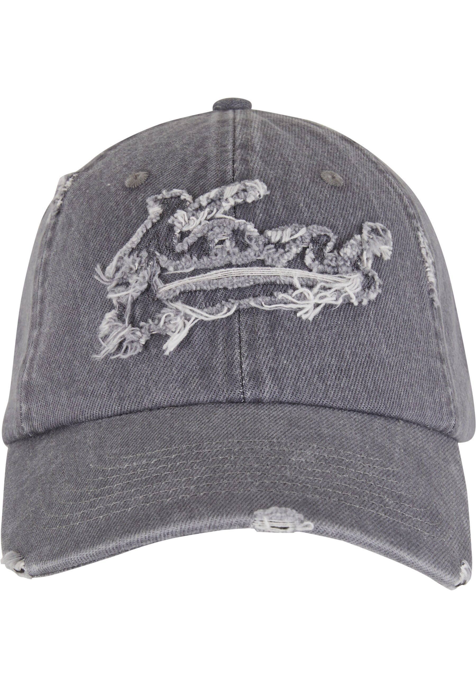 KARL KANI Snapback Cap "Karl Kani Varsity Star Denim Dad Cap"light grau, 100% Baumwolle, Caps