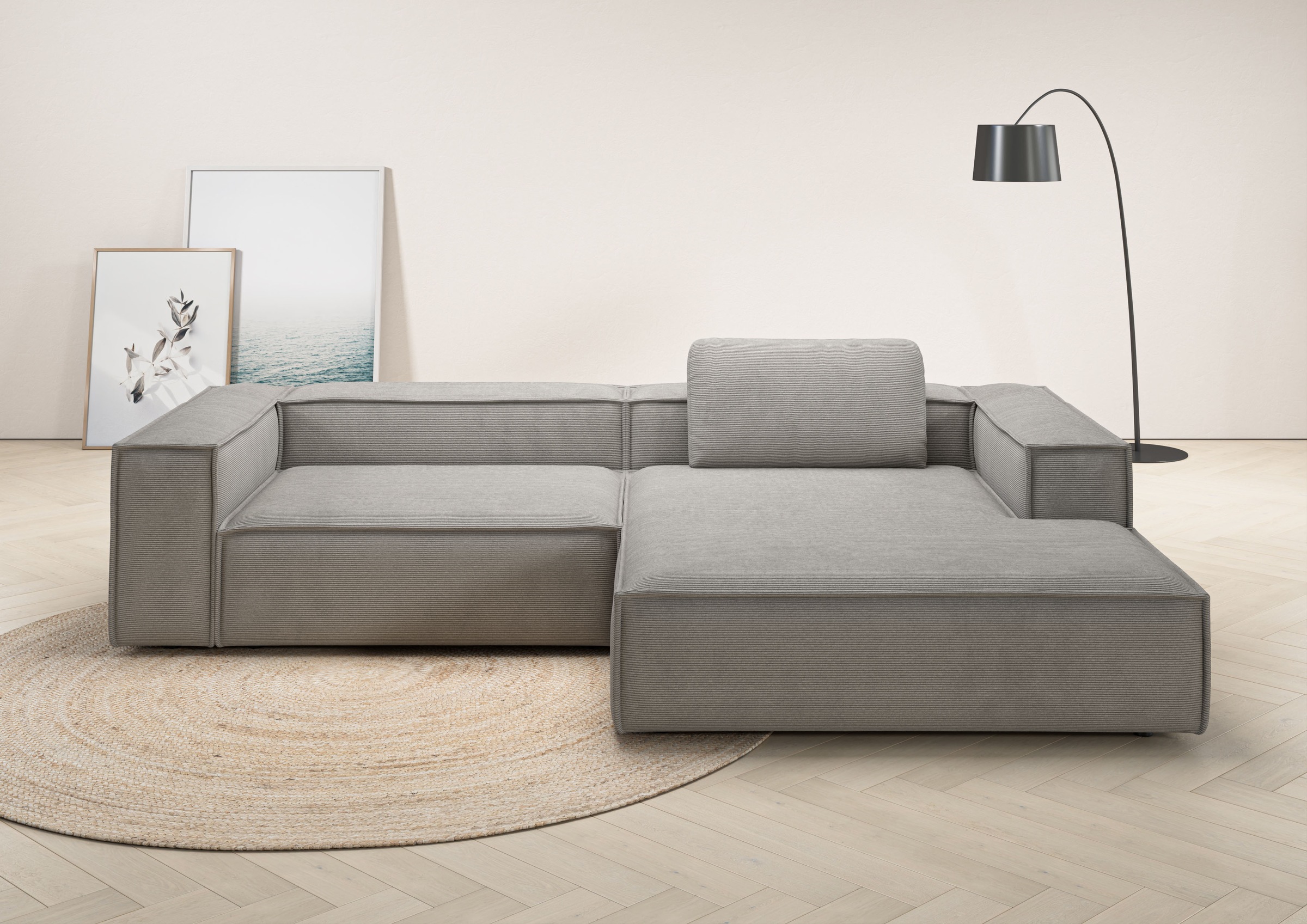 Places of Style Ecksofa "Watertown, modernes XXL L-Form, 306 cm breit", Gro günstig online kaufen
