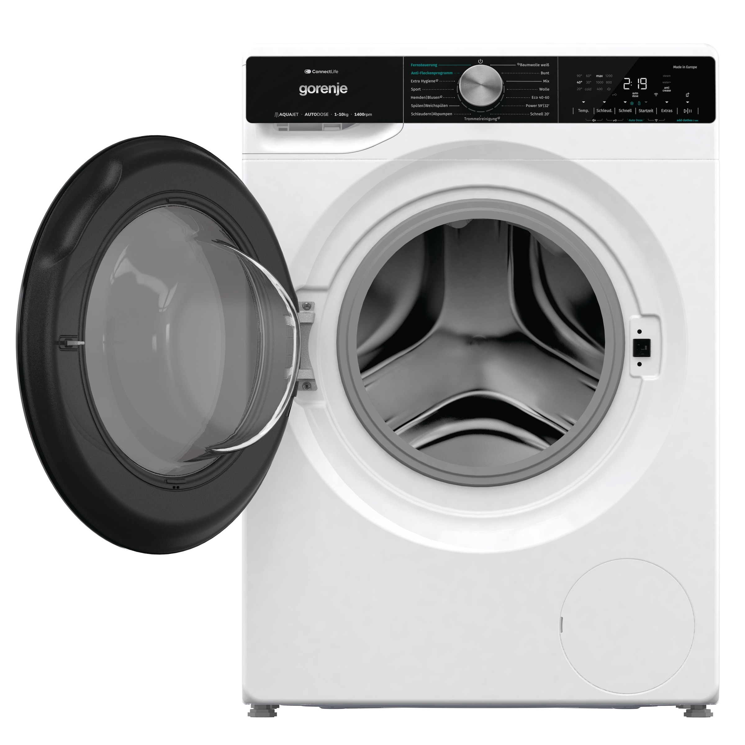 GORENJE Waschmaschine »WNS14A4ATS«, 10 kg, 1400 U/min, Energieklasse A-40%