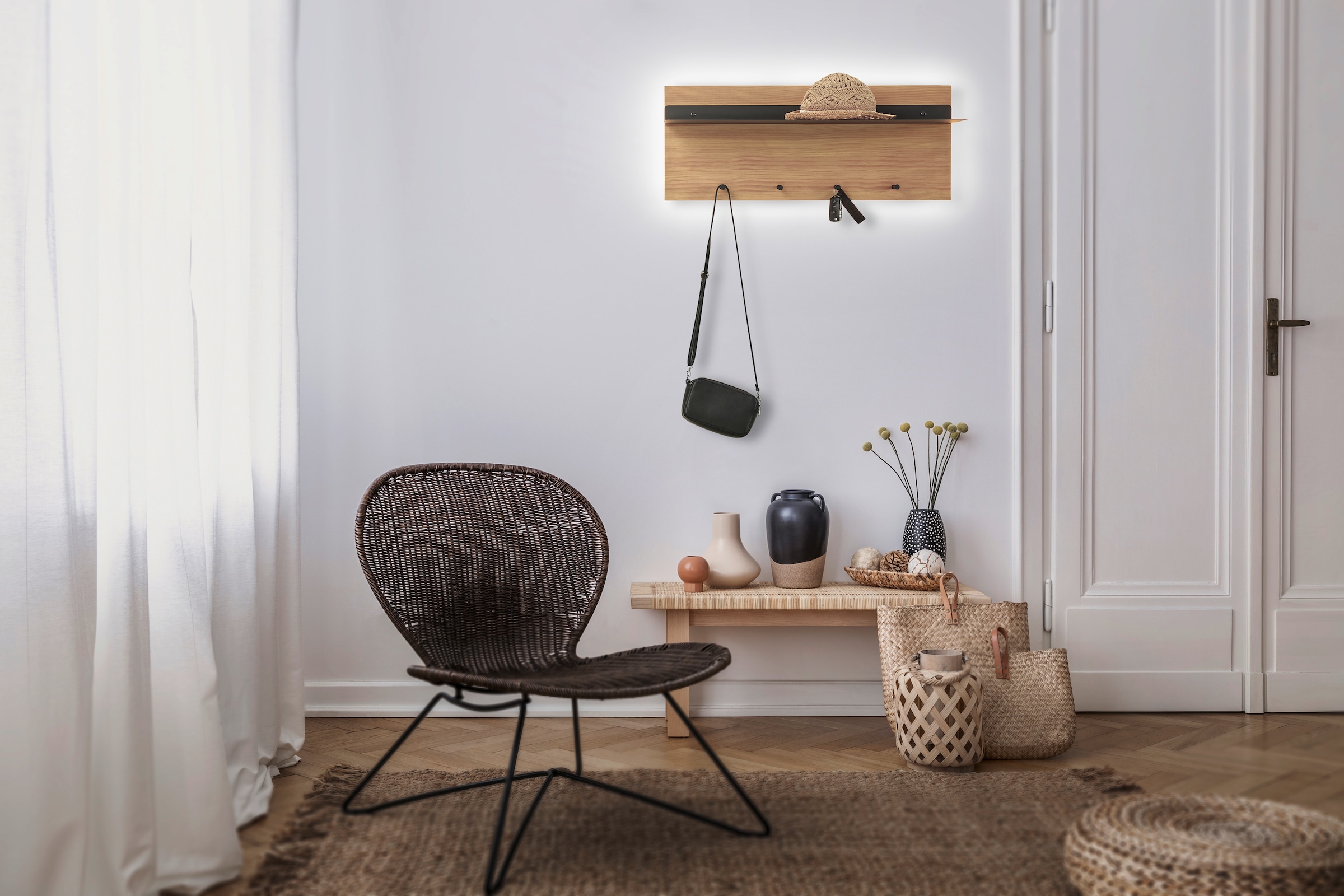 MIRRORS AND MORE Wandgarderobe »Samantha«, (1 St.)