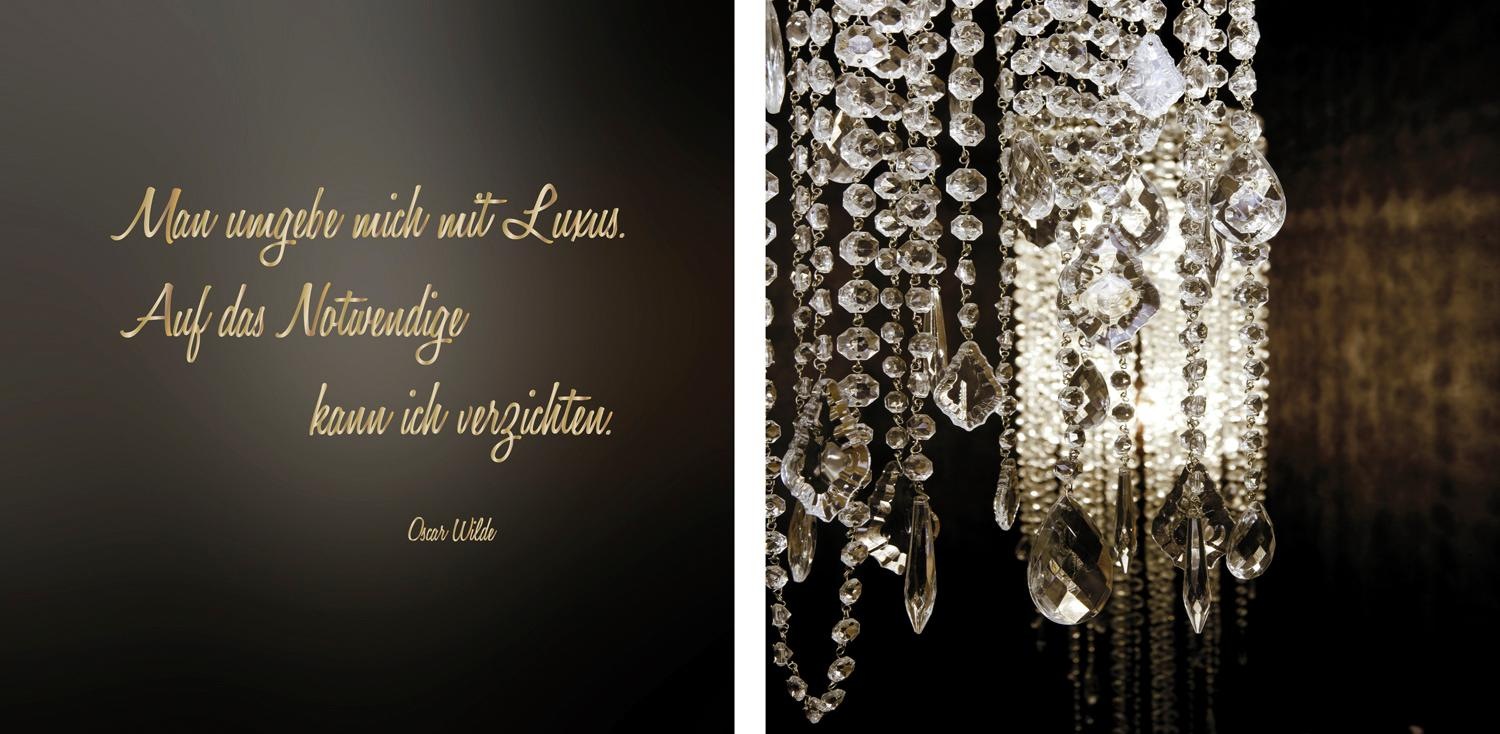 queence Leinwandbild "Luxus - Oscar Wilde", Foto-Romantisch-Kunst-Modern-Sp günstig online kaufen