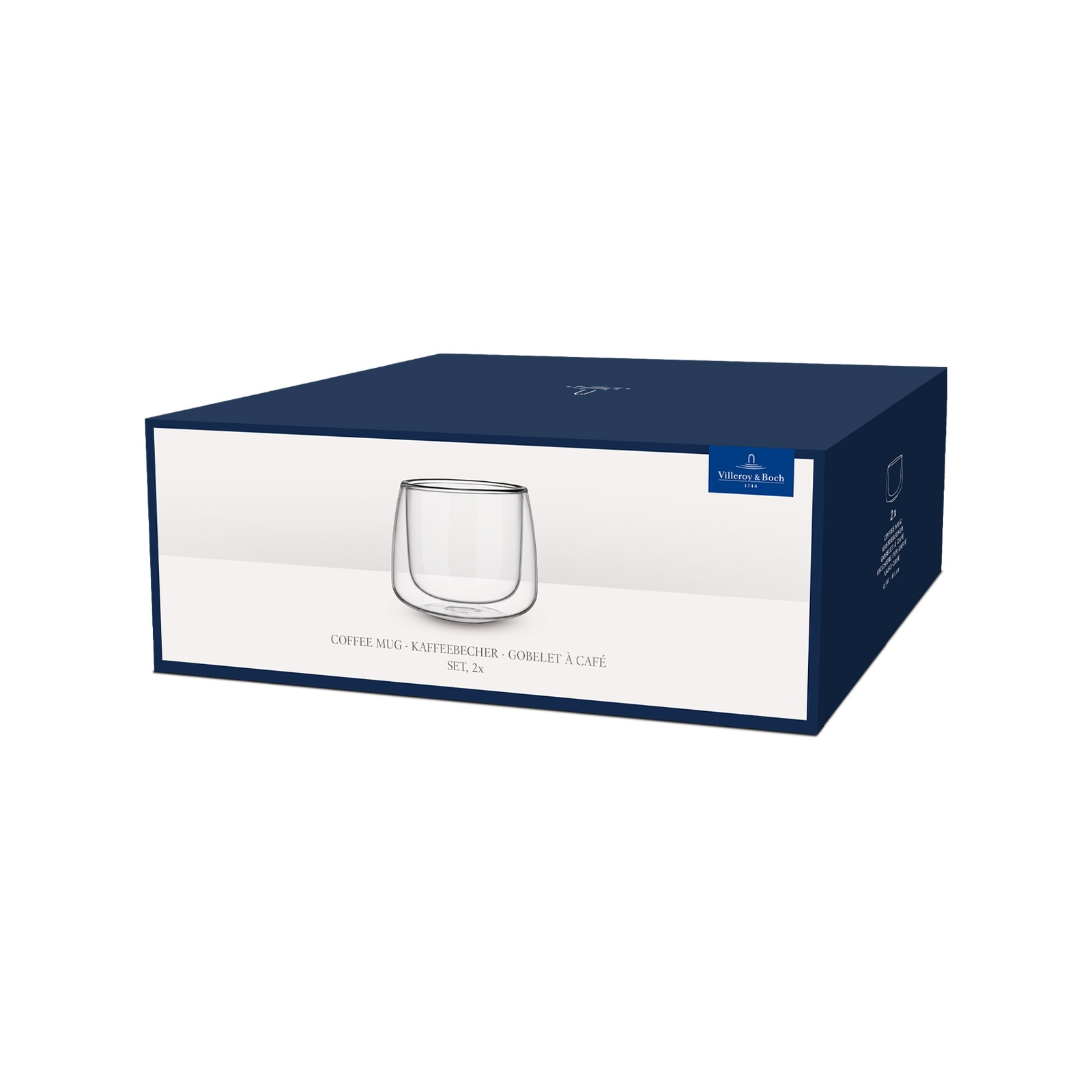 Villeroy & Boch Thermoglas »Kaffeebecher Artesano Hot & Cold 180 ml 2er Set transparent«