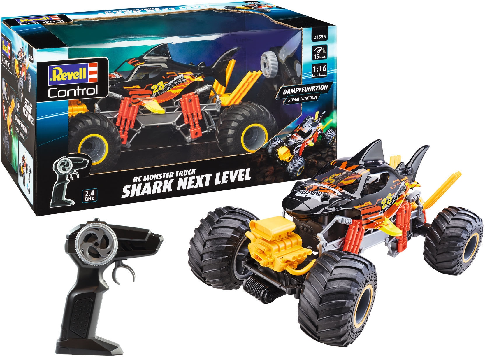 RC-Monstertruck »Revell® control, Shark Next Level«