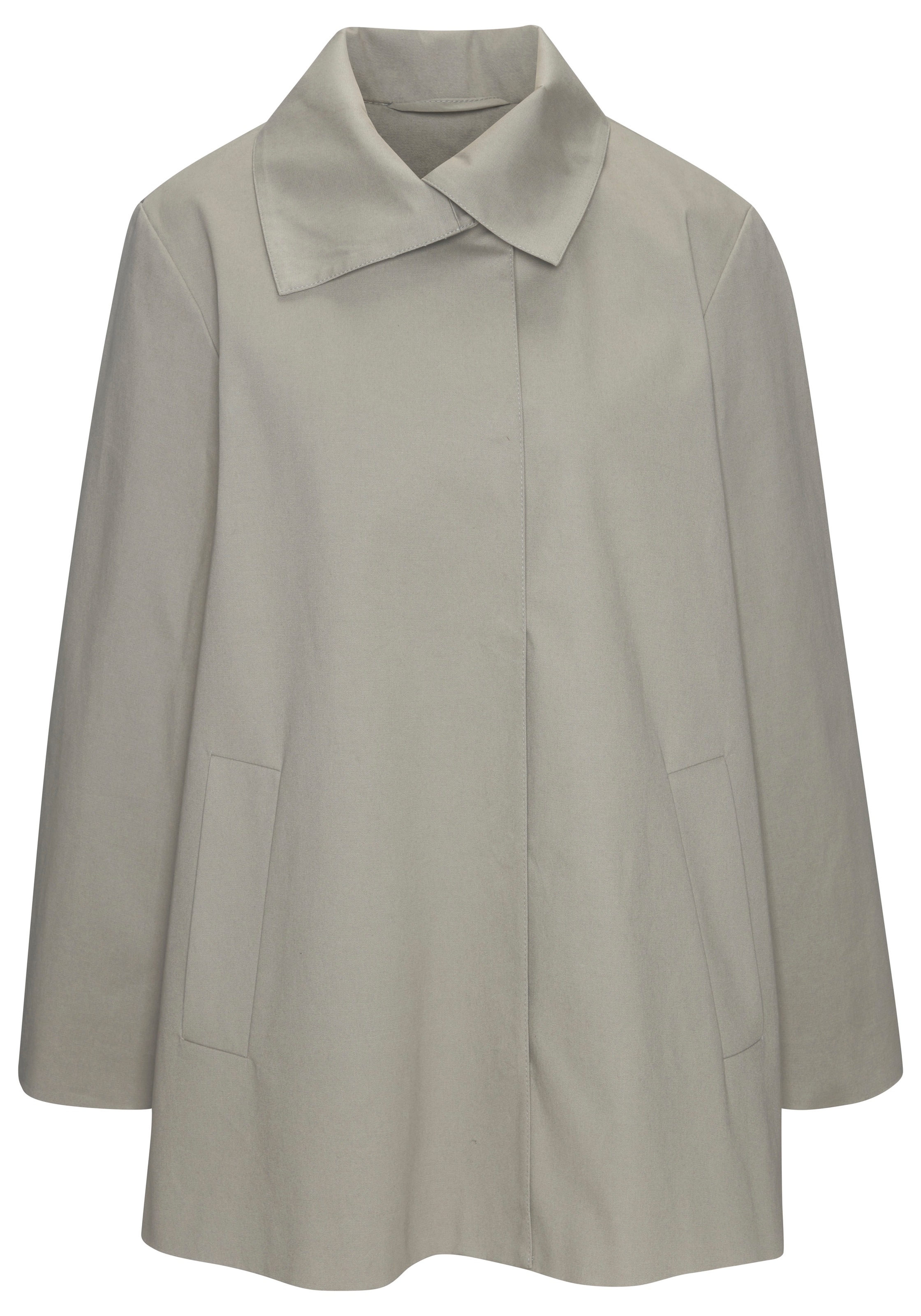 LASCANA Langjacke mit breitem Kragen