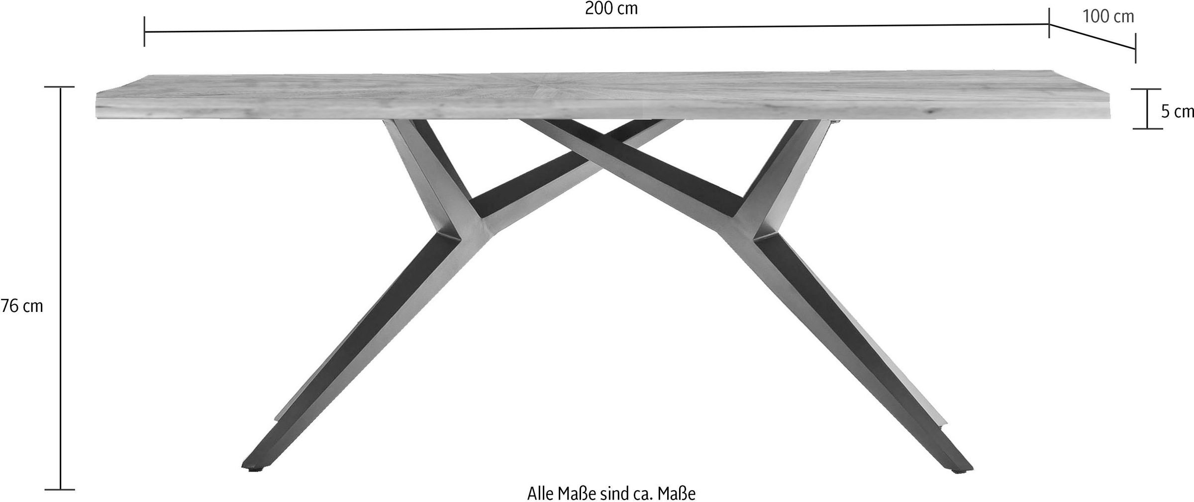 SIT Esstisch, mit Sonnenmuster