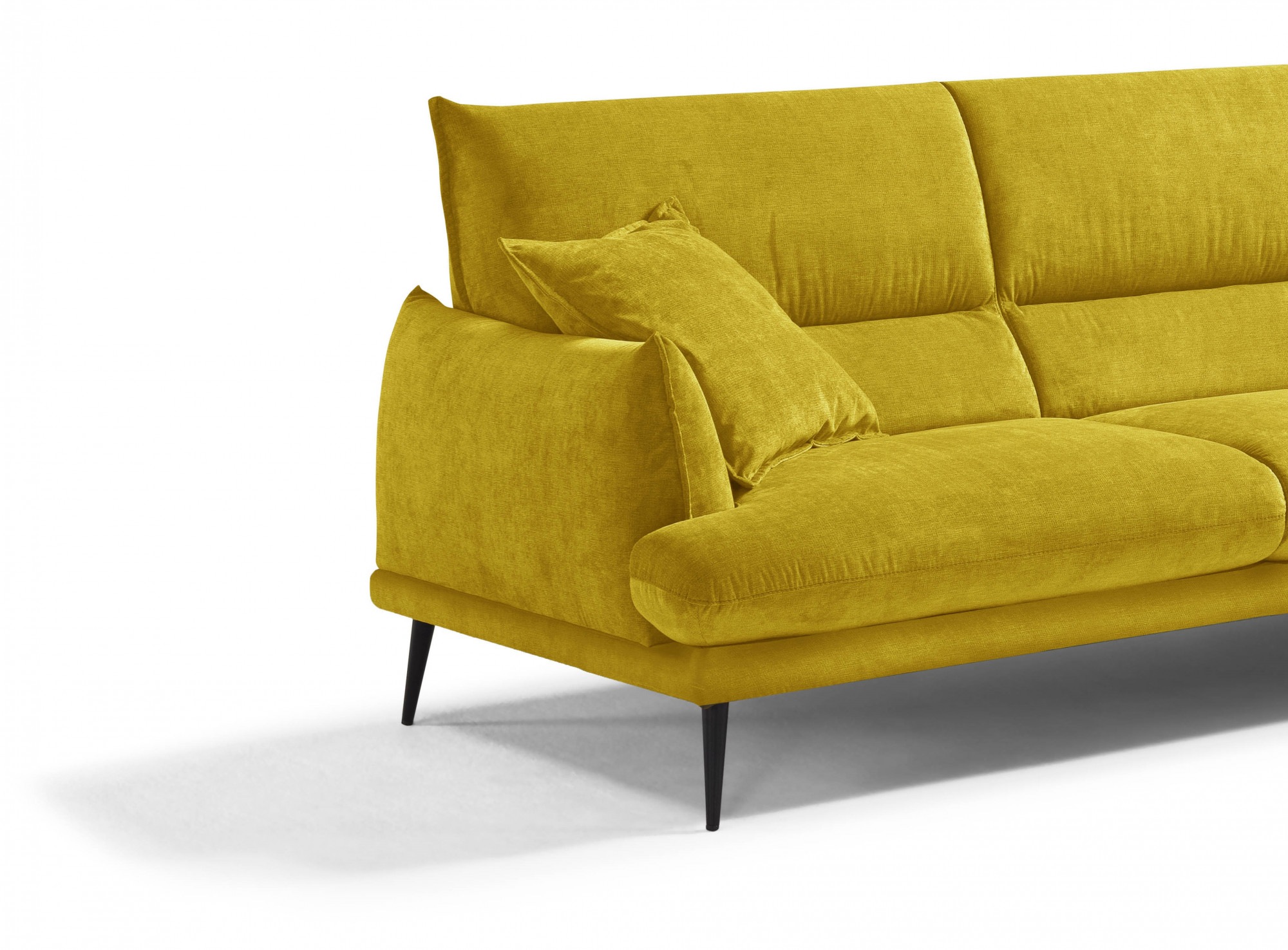 Egoitaliano Ecksofa "FUNNY, hochwertiges & aktuelles Design, bequeme Rücken günstig online kaufen