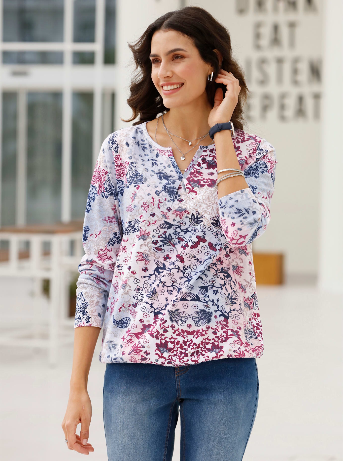 Inspirationen Langarmshirt "Shirt" 1 Stk. tlg. günstig online kaufen