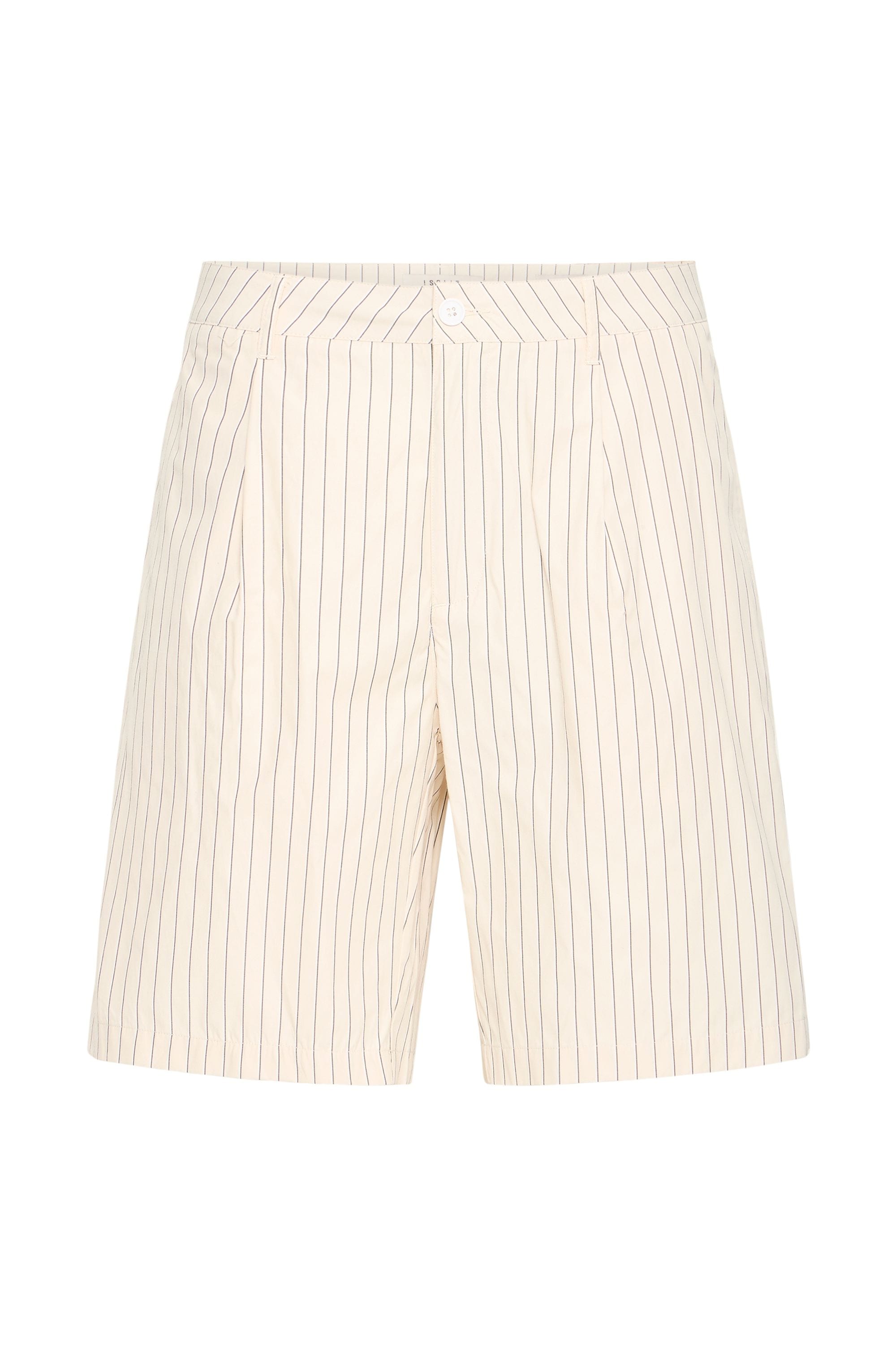 Solid Chinoshorts "Chinoshorts SDAlann Striped Pleated"