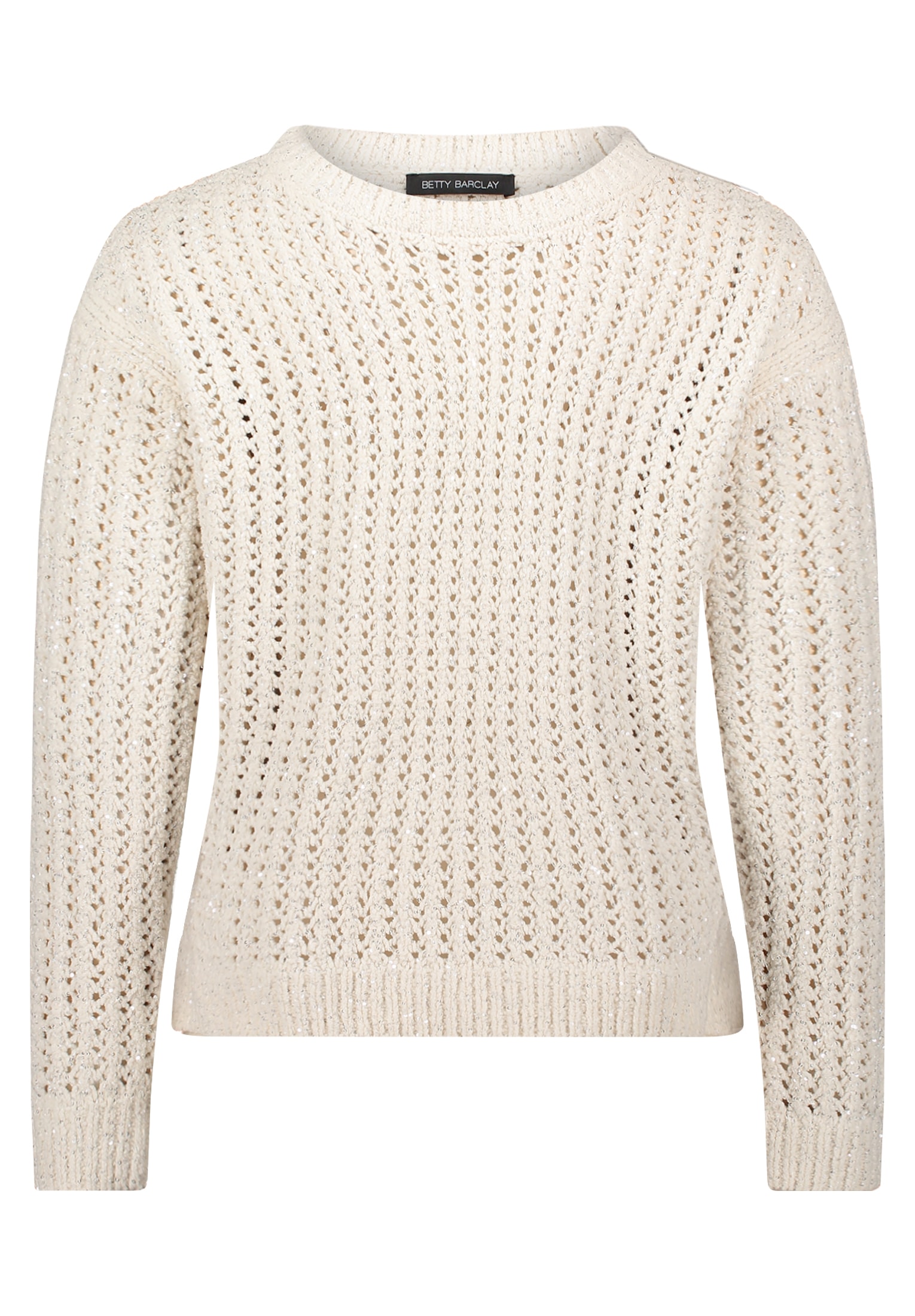 Betty Barclay Strickpullover »Damen Grobstrick-Pullover mit Lochmuster«, 1 Stk.
