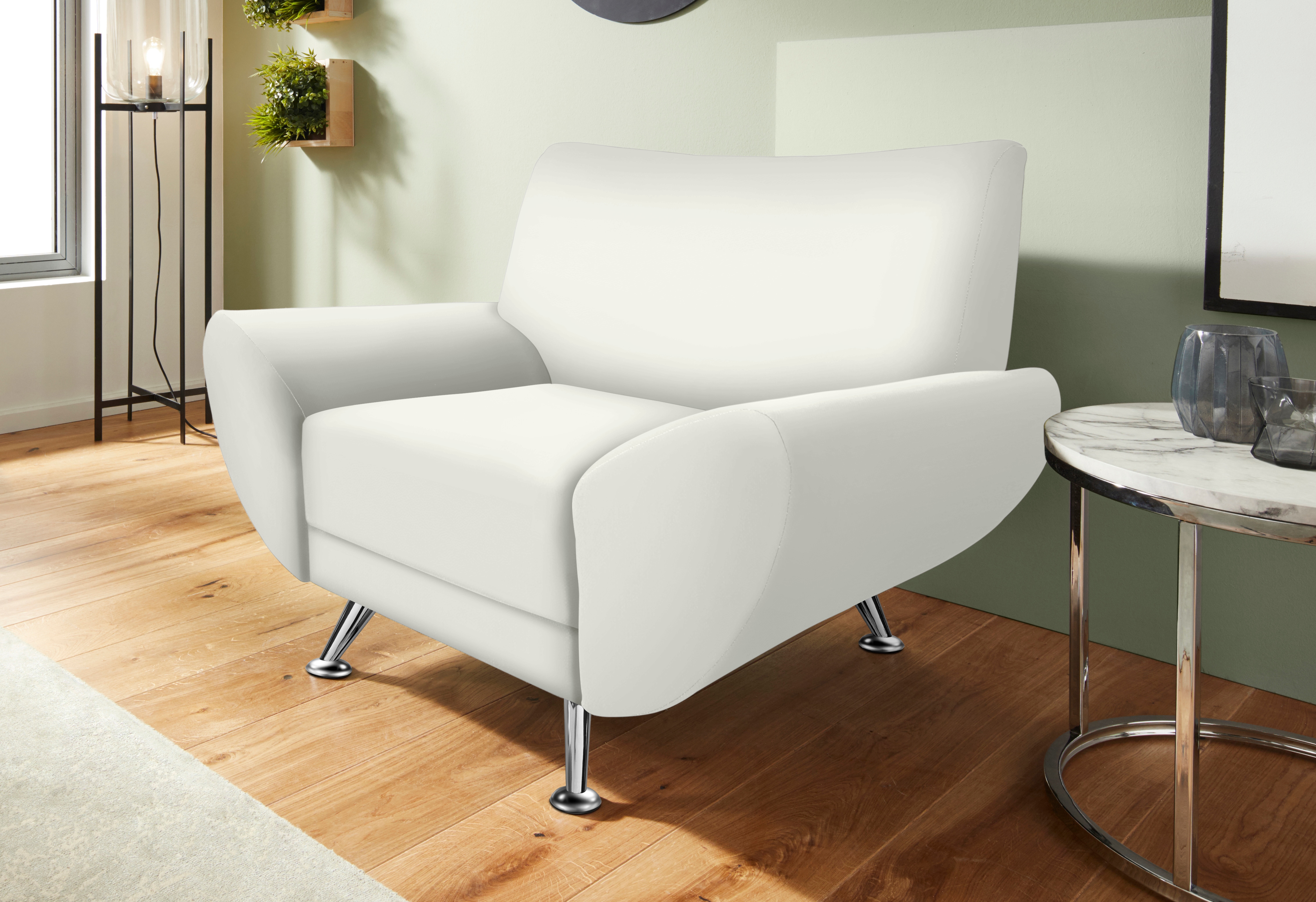 Home affaire Sessel "Saltare elegant und komfortabel, toller Designfuß, Breite 112cm"