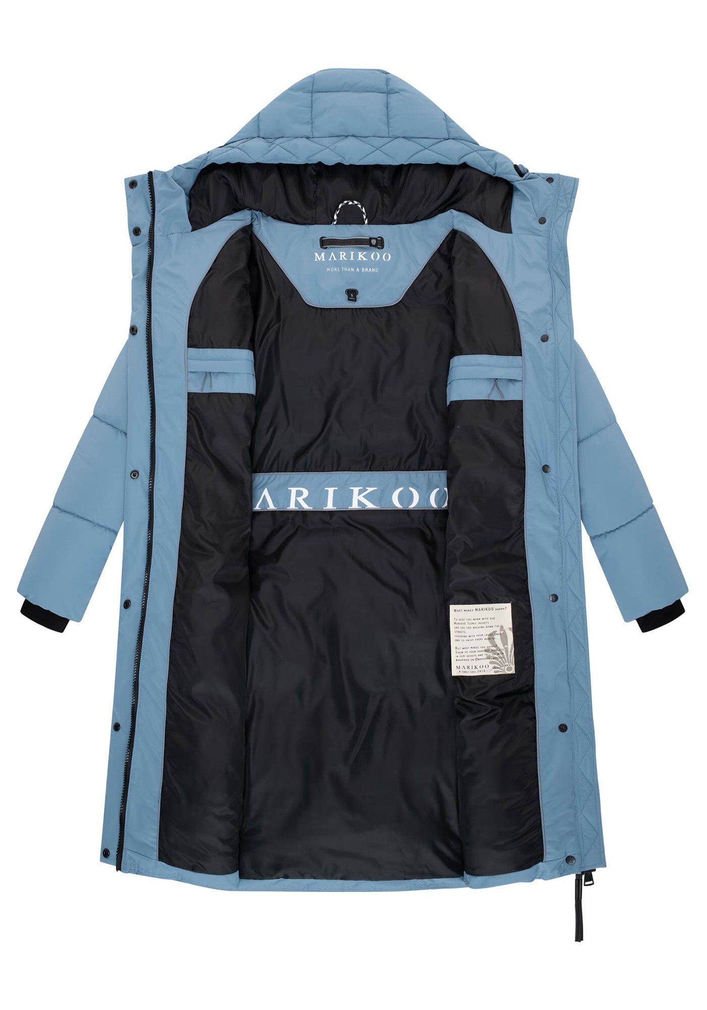 Marikoo Winterjacke »Michikoo«, mit hoch schließendem Kragen
