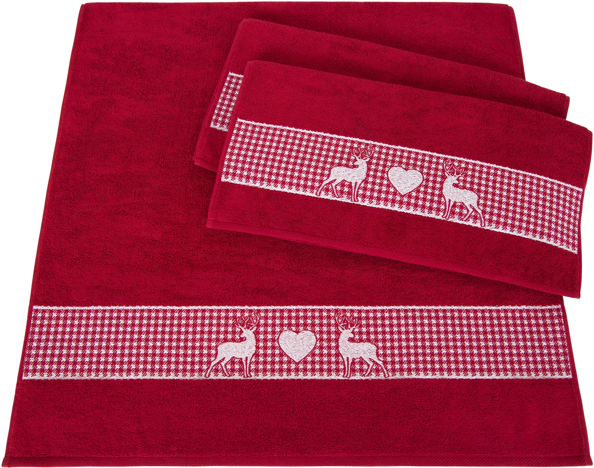 Dyckhoff Handtuch Set "Oktoberfest" Set 3 Stk. Frottier Made in Germany (2 günstig online kaufen