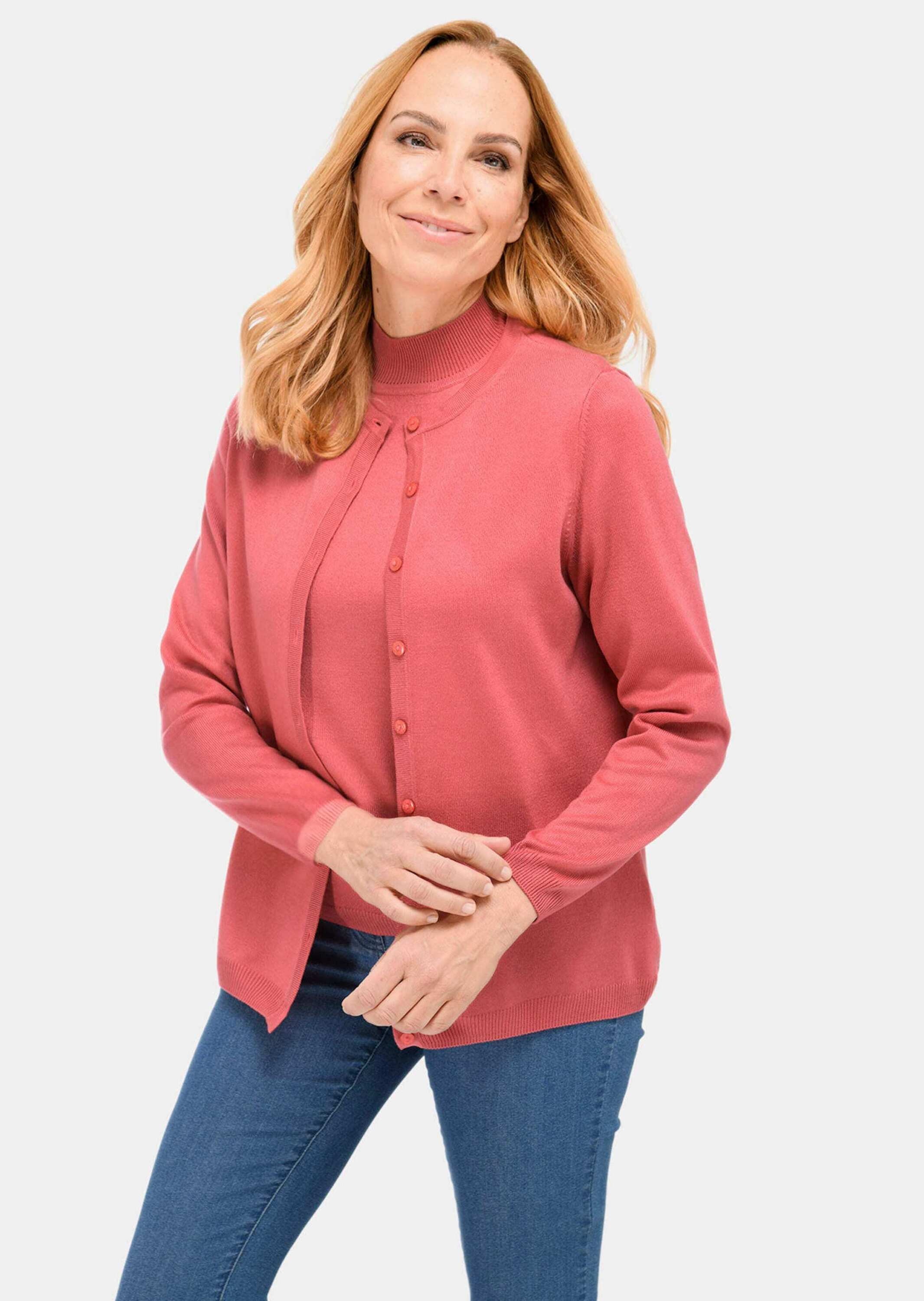 GOLDNER Strickpullover »Twinset Pflegeleichtes Basic-Strickset«